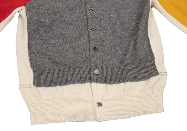 Comme des Garcons Comme Des Garcons Beige Vintage Contrast Knit Sweater Size S / US 4 / IT 40 - 7 Thumbnail