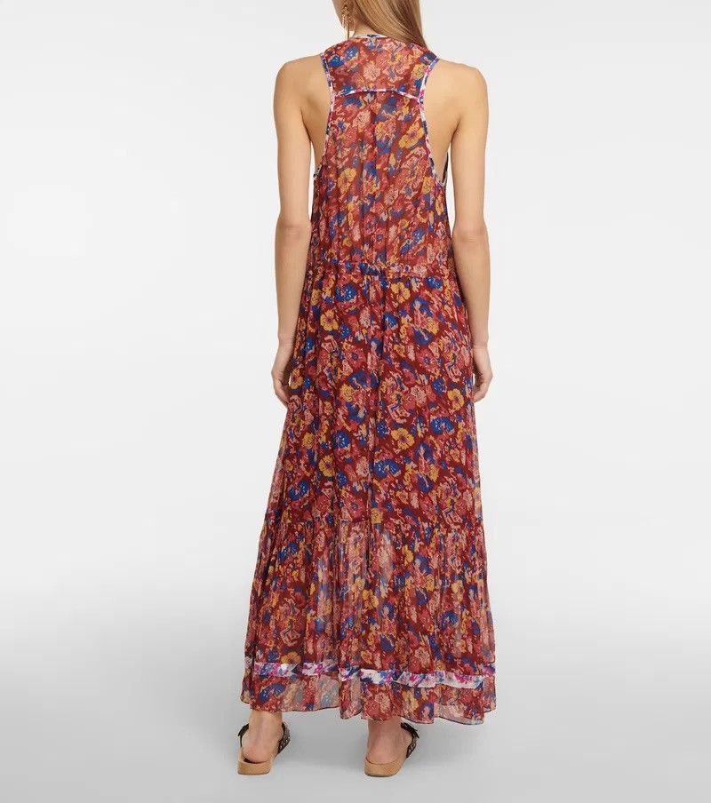 Isabel Marant × Isabel Marant Etoile Isabel Marant Etoile Randia Floral Chiffon Midi Dress EU36 Size XS / US 0-2 / IT 36-38 - 2 Thumbnail