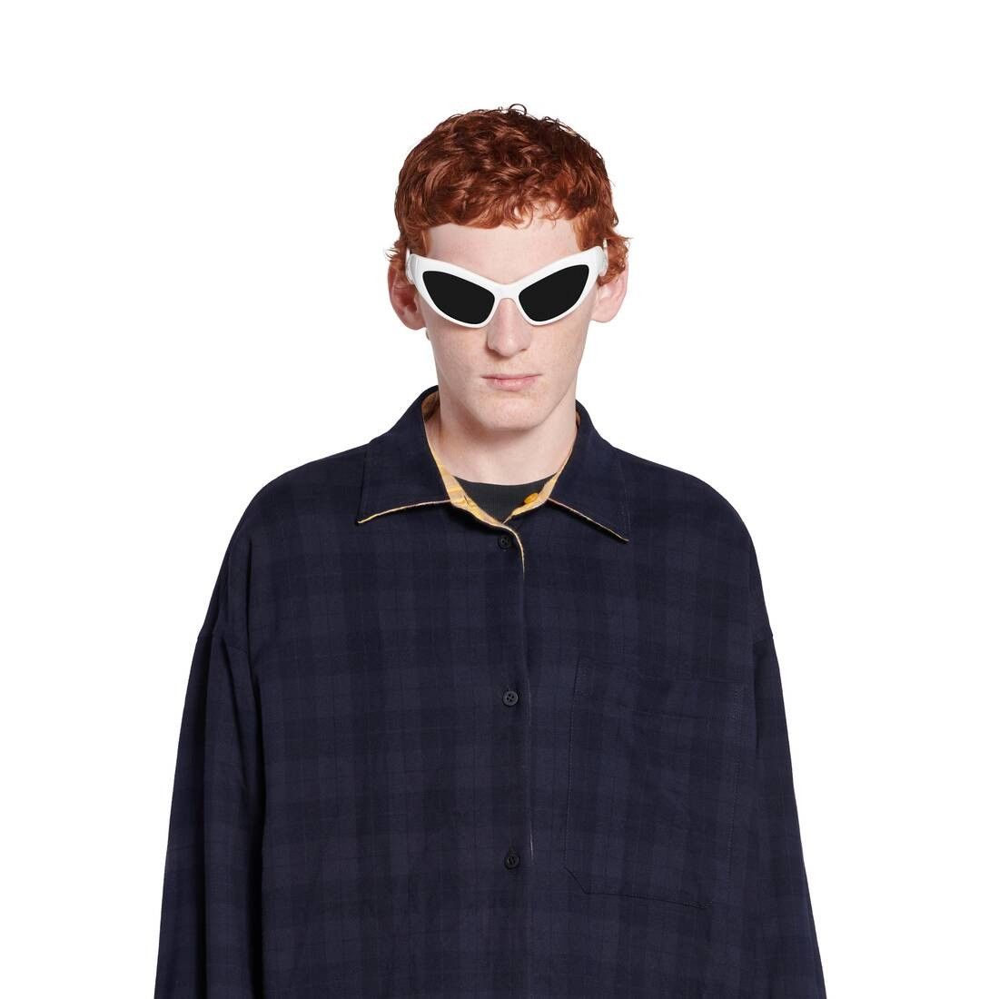 Balenciaga o1bcso1str1125 Reversible Shirt Large Fit in Multicolor Size US L / EU 52-54 / 3 - 4 Thumbnail