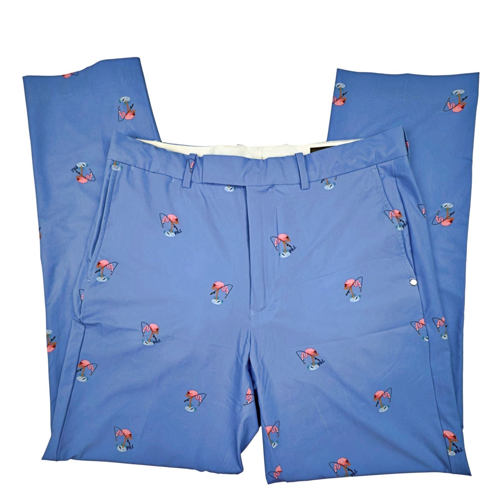 RLX Ralph Lauren RLX Ralph Lauren Performance Tailored Golf Pants Flamingo 33 Size US 33 - 3 Thumbnail