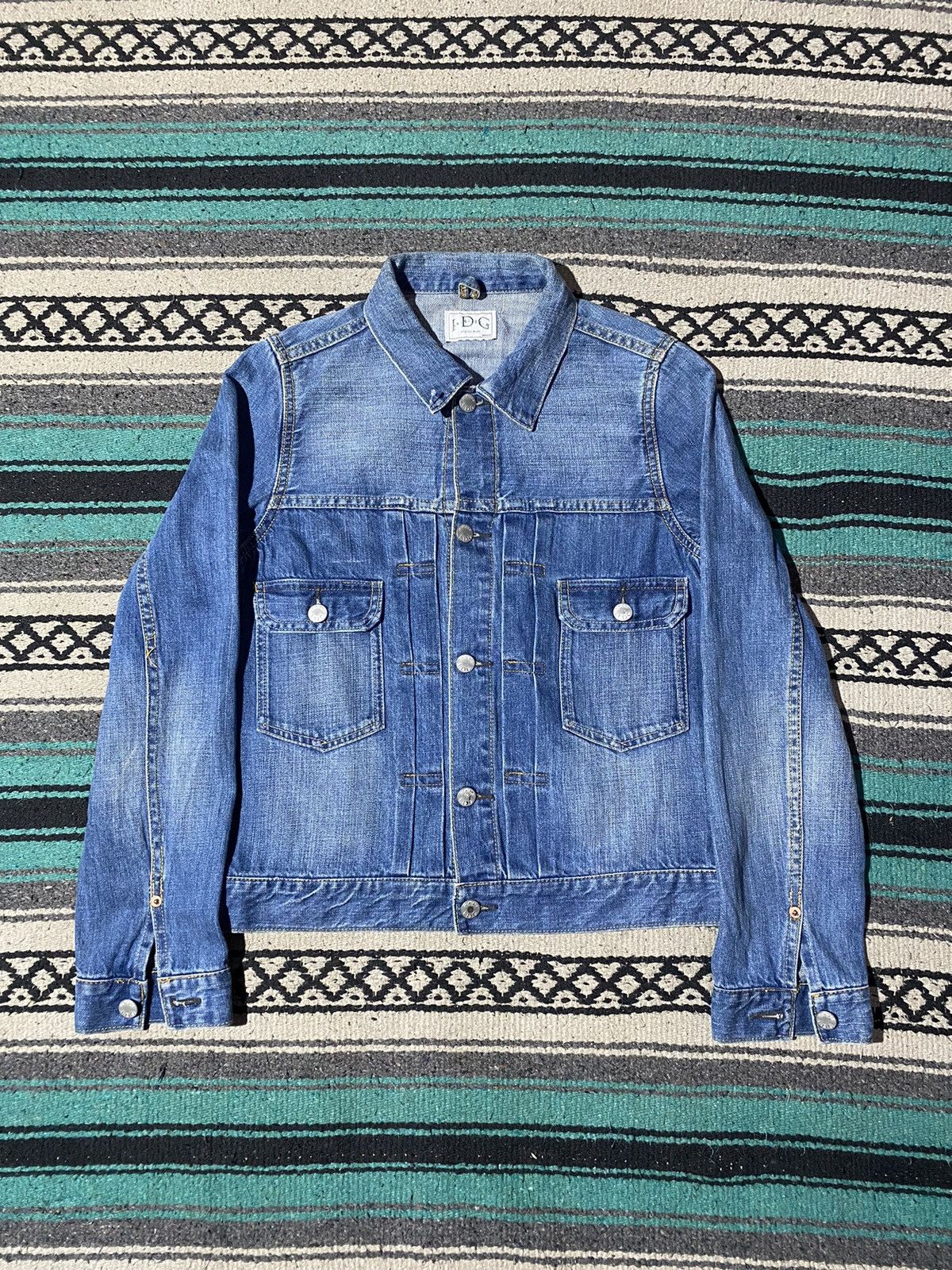 Indigo Indigo Trucker Denim Type 2 Size US S / EU 44-46 / 1 - 2 Thumbnail