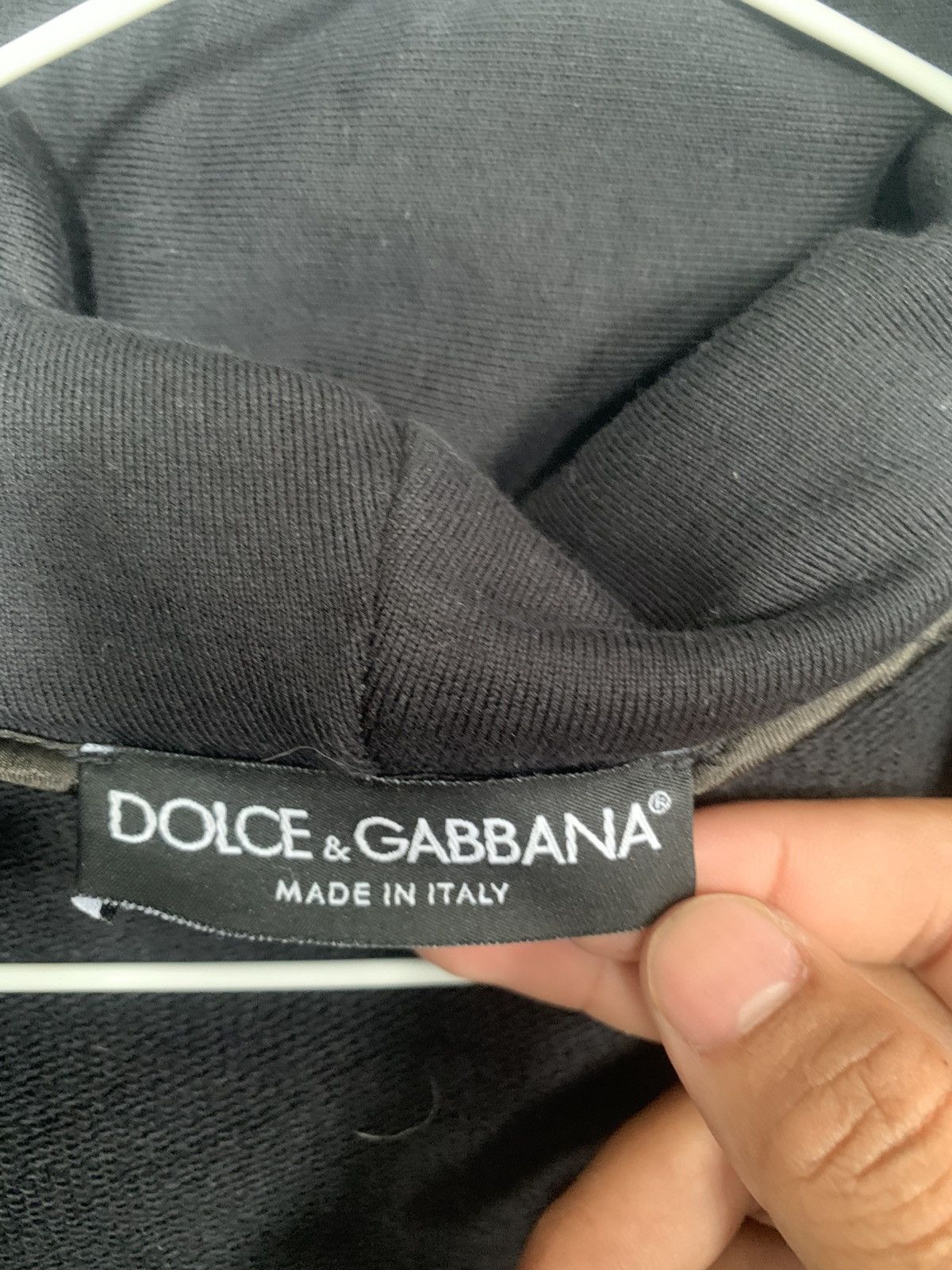 Dolce & Gabbana black hoodie full zip black crown Size US M / EU 48-50 / 2 - 3 Thumbnail