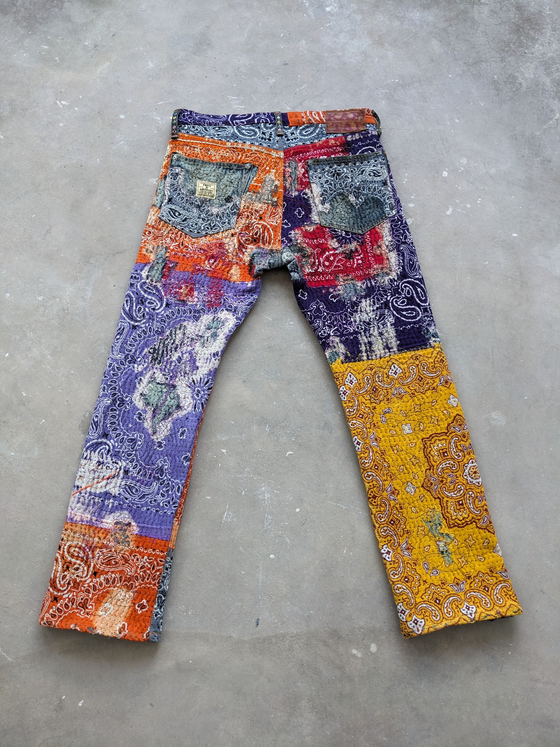 Kapital OFFER 🔥 1/1 Kapital Jeans Boro Bandana Sashiko Custom
