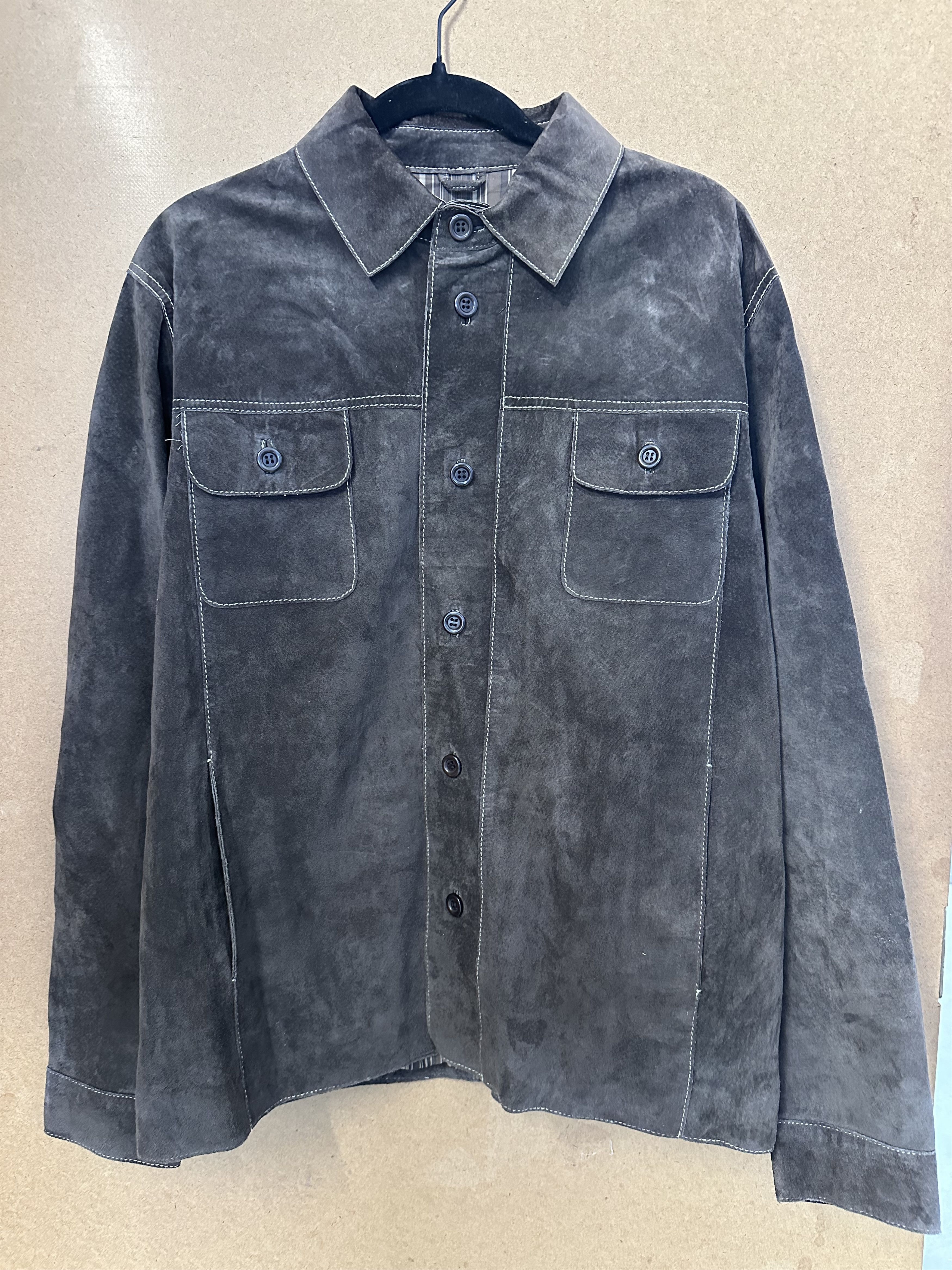 Other Suede SHIRT-JACKET BY MARC BAXIS Size US M / EU 48-50 / 2 - 1 Thumbnail