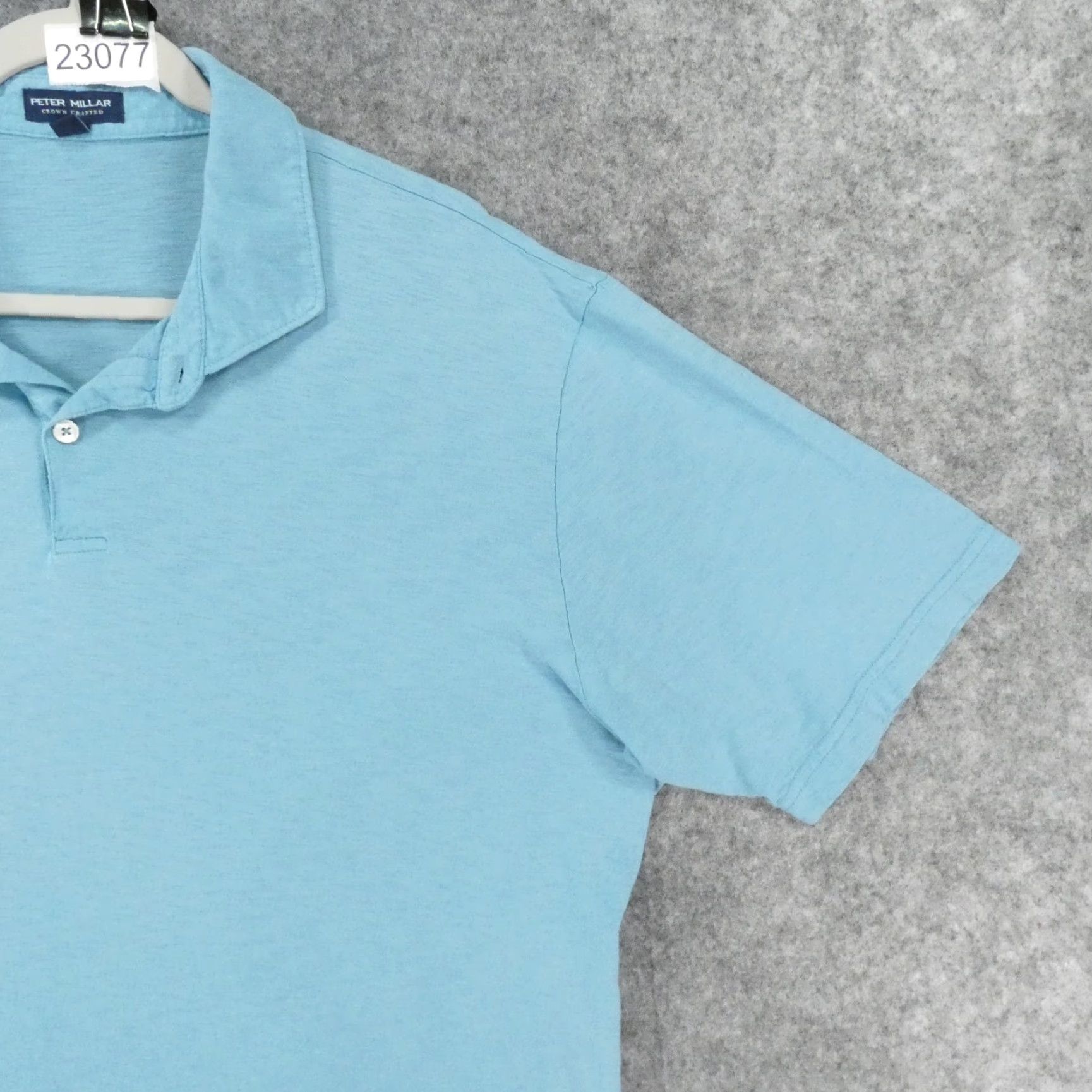 Peter Millar Peter Millar Golf Shirt Men Polo Short Sleeve Crown Crafted Blue XL Size Type Regular Size US XL / EU 56 / 4 - 6 Thumbnail