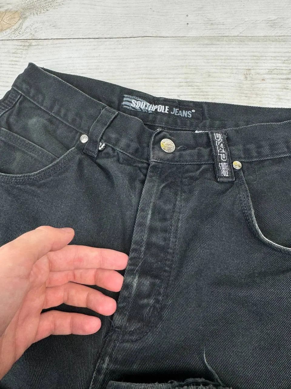 Southpole Vintage Southpole Jeans Denim Y2K 90s Baggy Distrissed Size US 29 - 11 Thumbnail