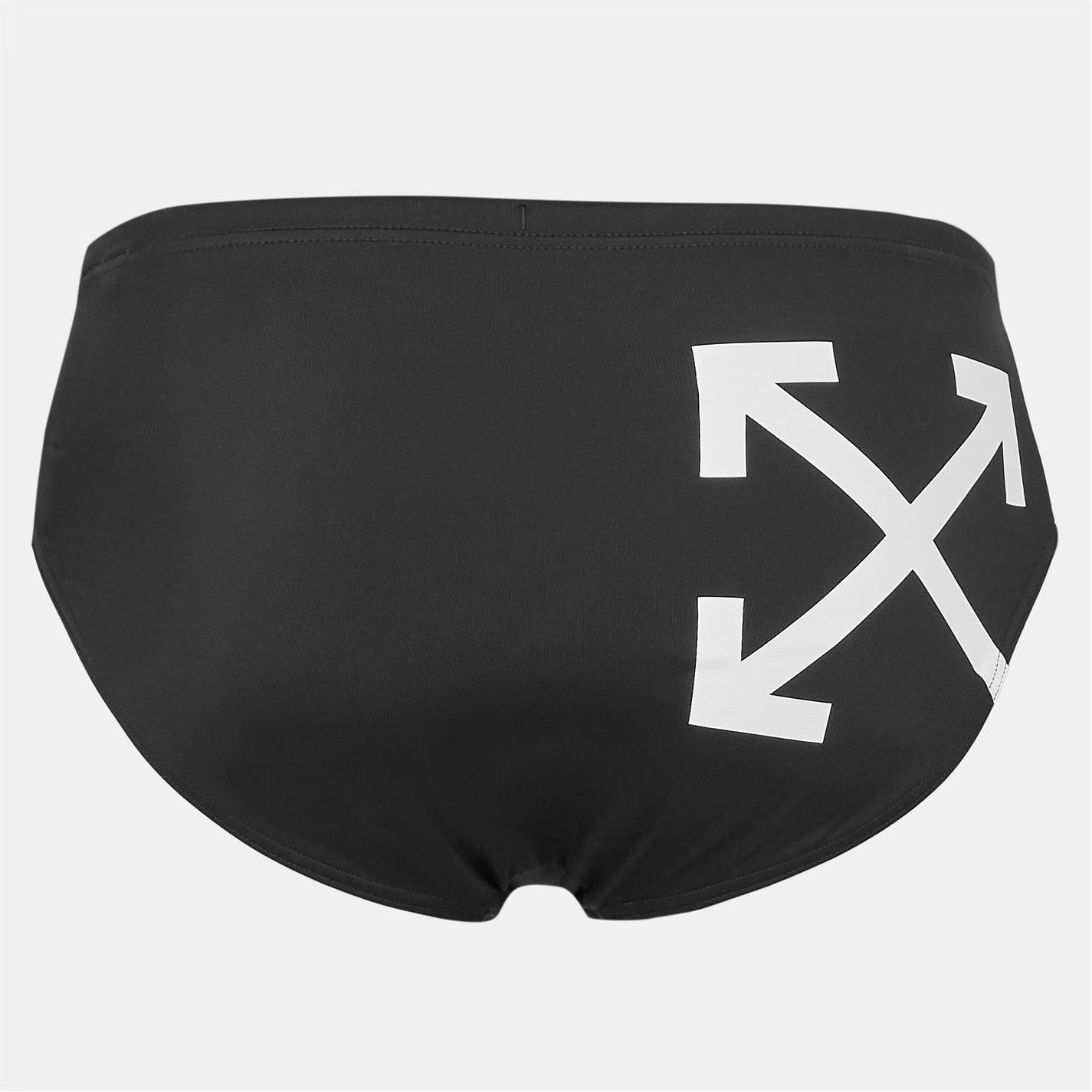 Off-White o1g2r1mq0326 Quick-Dry Mesh Lined Swimwear in Black Size US 28 / EU 44 - 2 Thumbnail