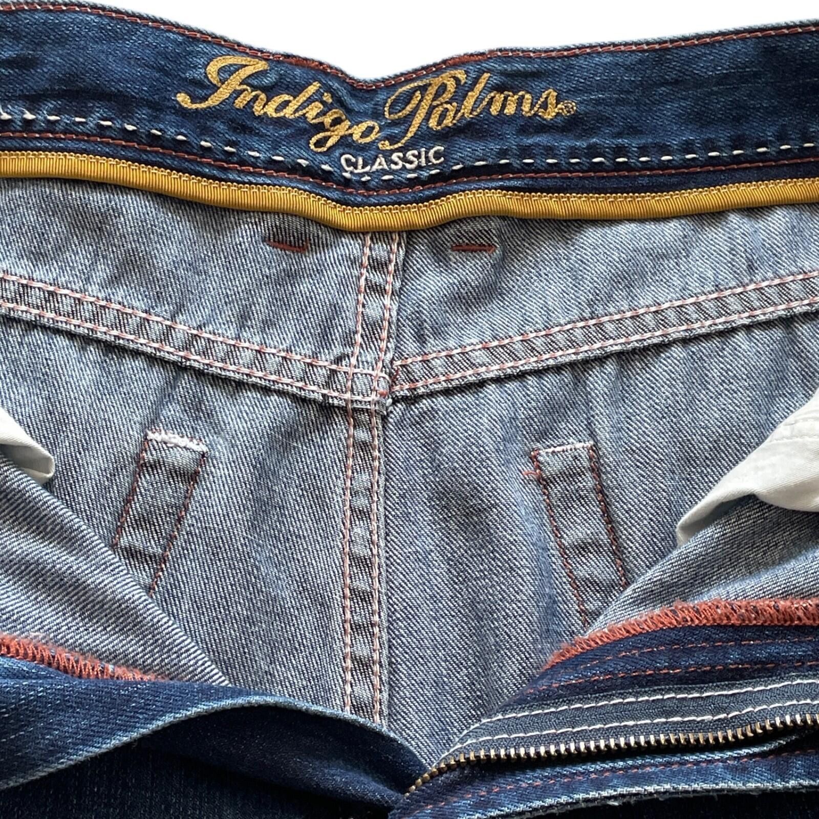 Indigo Palms Indigo Palms Jeans 34x34 Mens Classic Fit Blue Denim CLEAN! Size US 34 / EU 50 - 4 Thumbnail