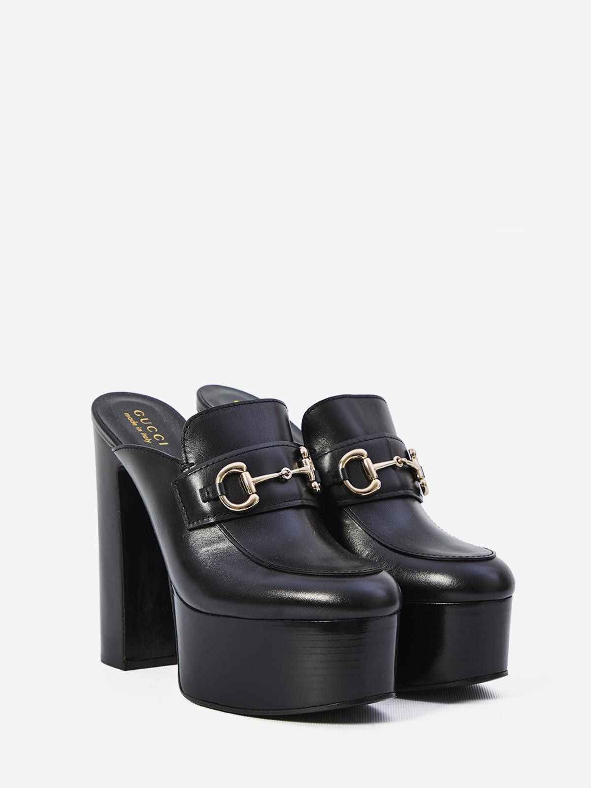 Gucci Gucci Horsebit Platform Mules Size US 5 / IT 35 - 2 Thumbnail