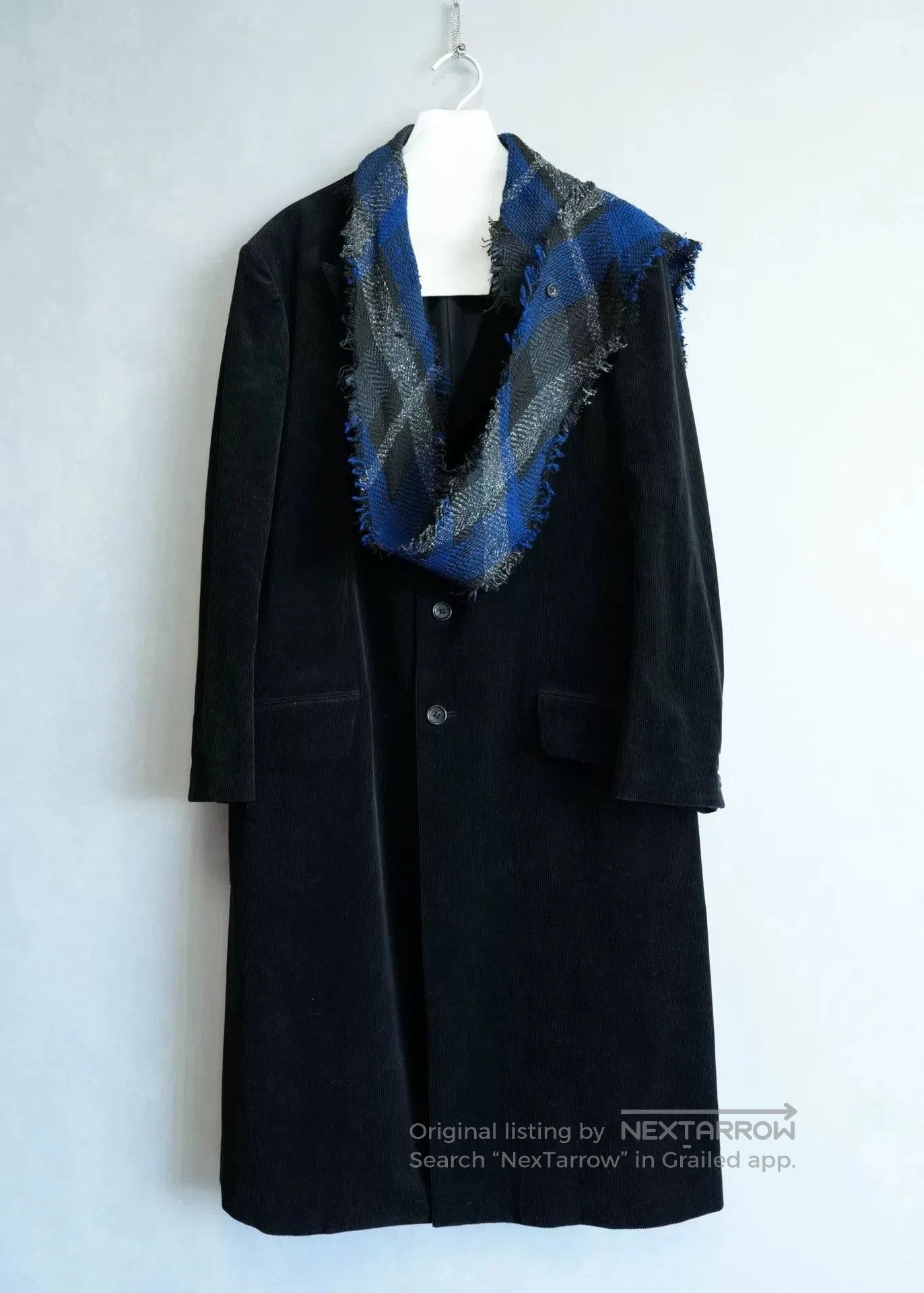 Yohji Yamamoto Yohji Yamamoto Corduroy Coat with Scarf. Size US M / EU 48-50 / 2 - 3 Thumbnail