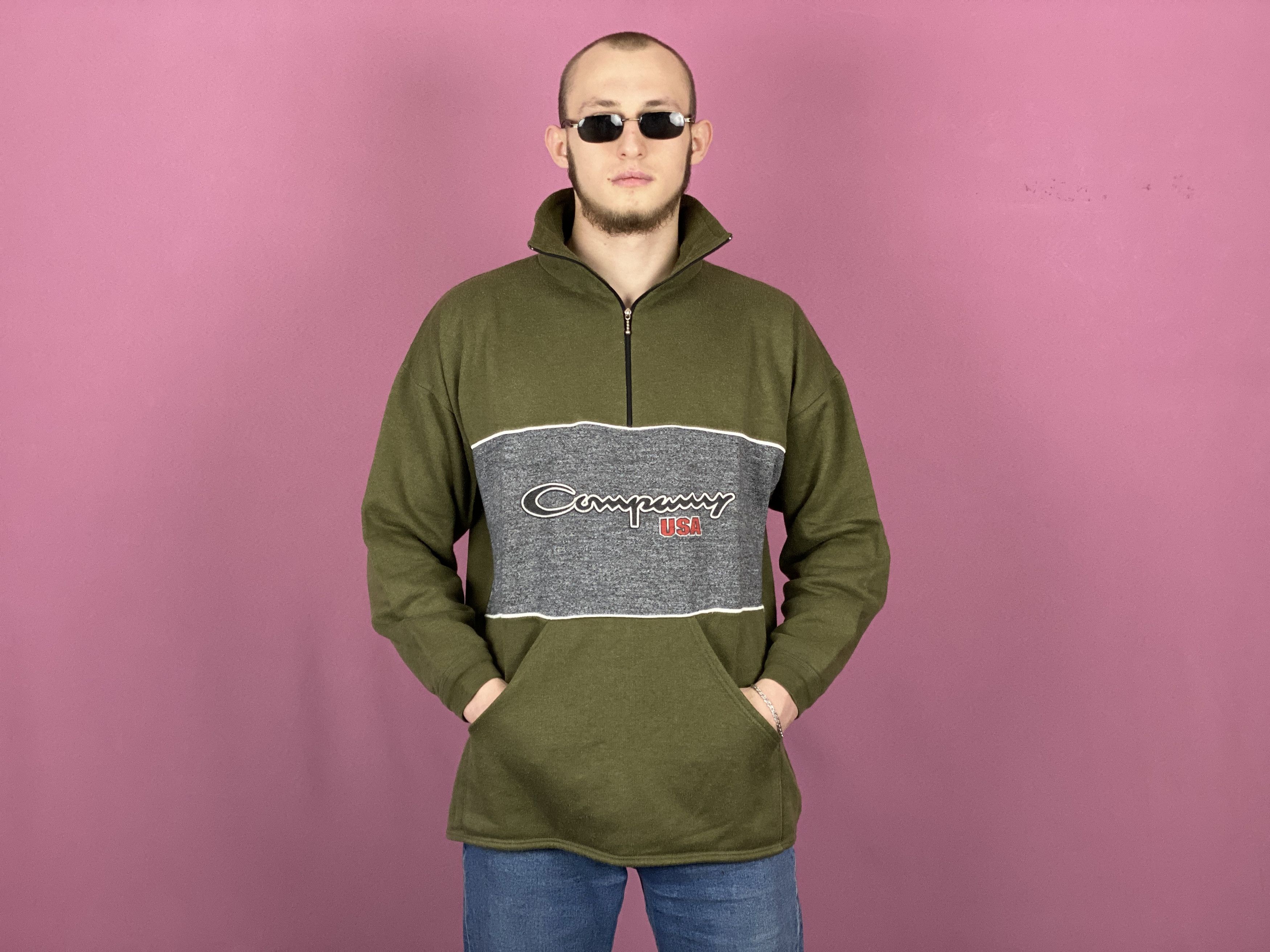 Champion × Vintage Champion Vintage Men's 1/4 Zip Sweatshirt - XL Size US XL / EU 56 / 4 - 4 Thumbnail