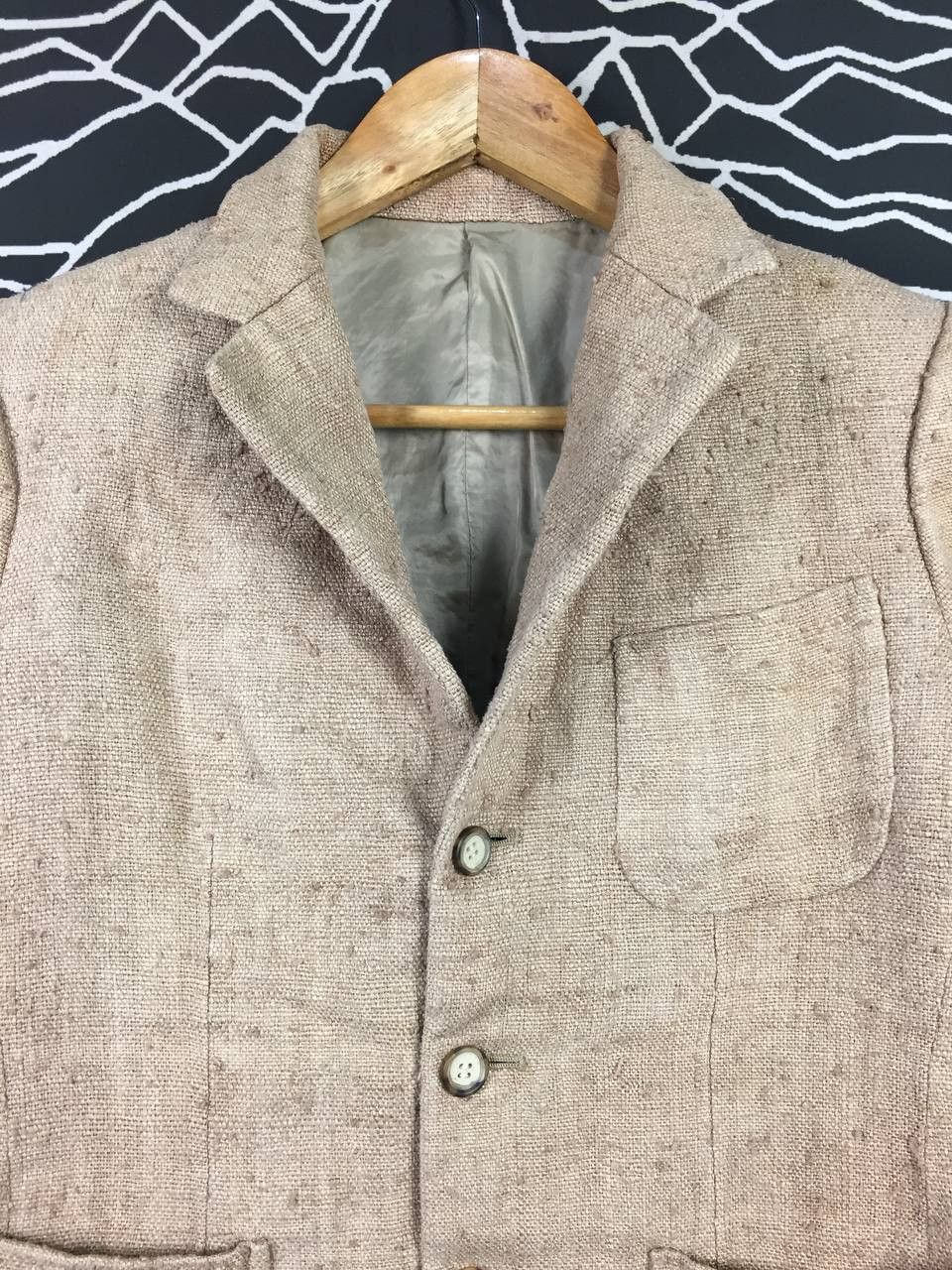 Ralph Lauren Vtg Ralph Lauren Tweed Textured 3-Button Blazer Women's XS/S Size S / US 4 / IT 40 - 3 Thumbnail