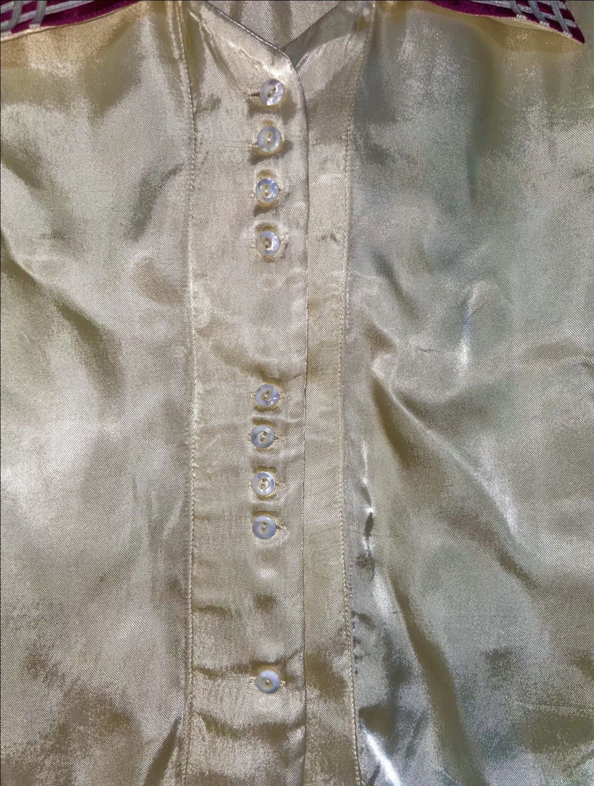Bode BODE Saint Crosshatch Shirt Blouse Size XS / US 0-2 / IT 36-38 - 5 Thumbnail