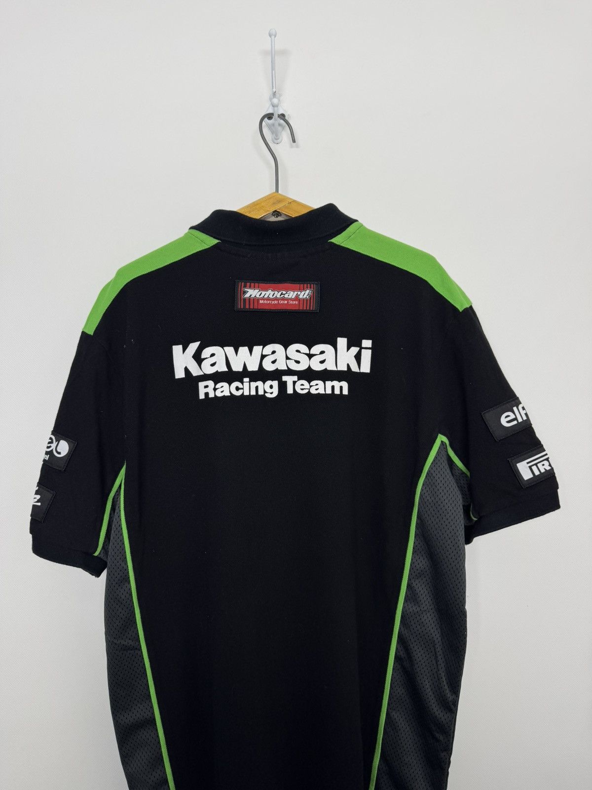 Vintage Vintage Y2k Kawasaki T shirt Motosport Racing Team Shirt Size US M / EU 48-50 / 2 - 1 Thumbnail