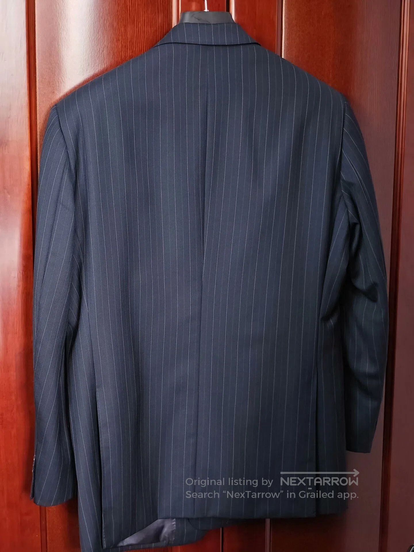 Japanese Brand Dormeuil Custom Wool Blazer Suit. Size US L / EU 52-54 / 3 - 8 Thumbnail