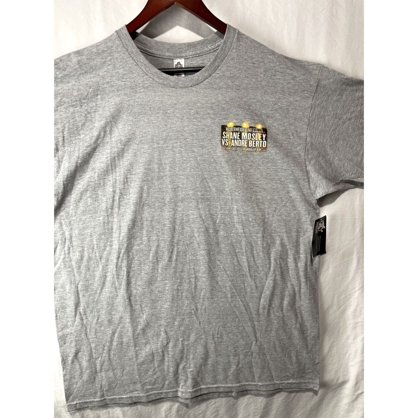 Vintage Mosley Vs Berto Shirt Men XL Boxing Fight Tee Size US XL / EU 56 / 4 - 3 Thumbnail