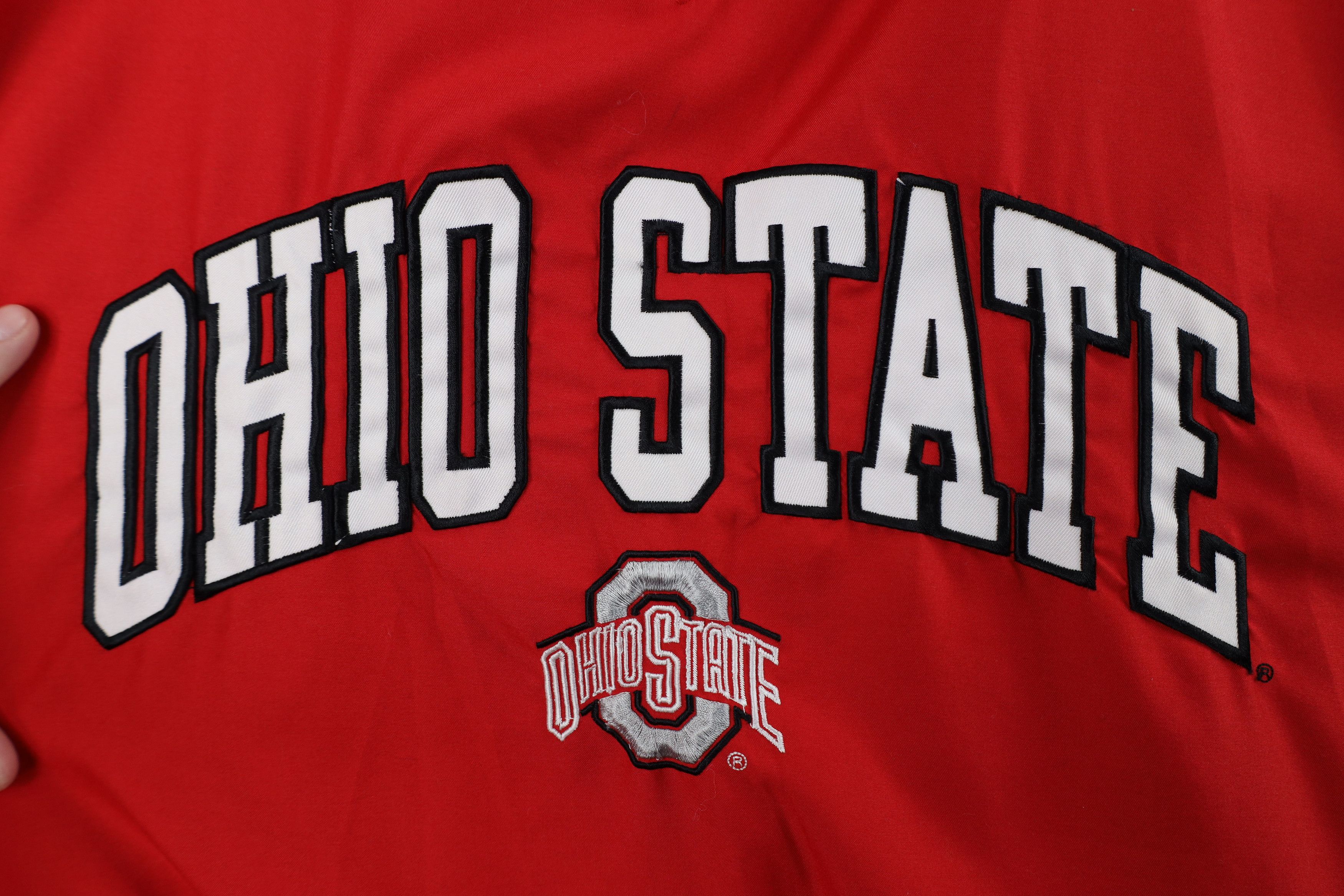 Vintage Vintage Spell Out Ohio State University Windbreaker Jacket Size US L / EU 52-54 / 3 - 4 Thumbnail