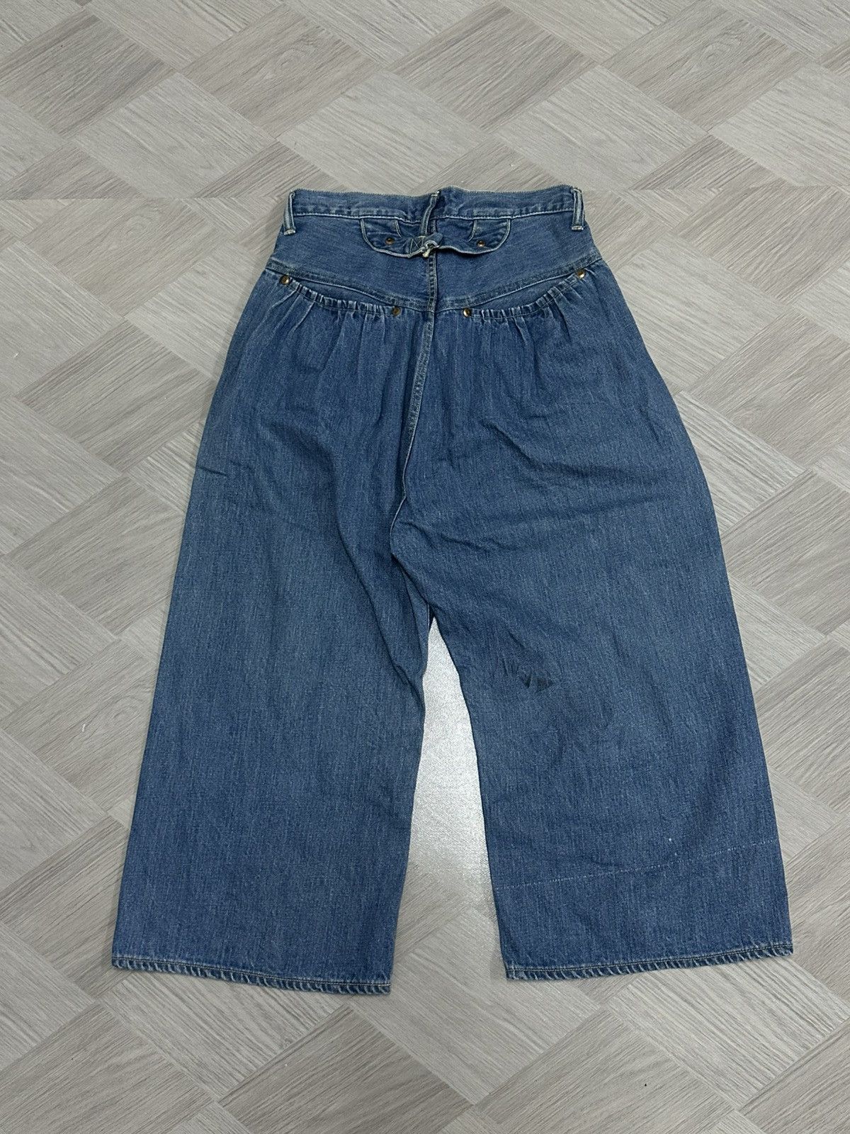 Kapital Kapital Japan Wide Leg Buckle Bag Denim Pant Size US 28 / EU 44 - 2 Thumbnail