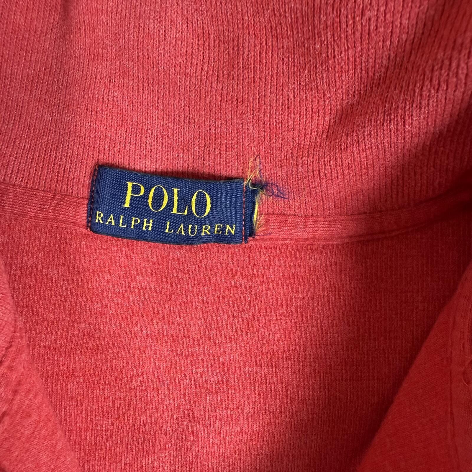 Polo Ralph Lauren Polo Ralph Lauren Quarter Zip Pullover Small Red Size US S / EU 44-46 / 1 - 3 Thumbnail