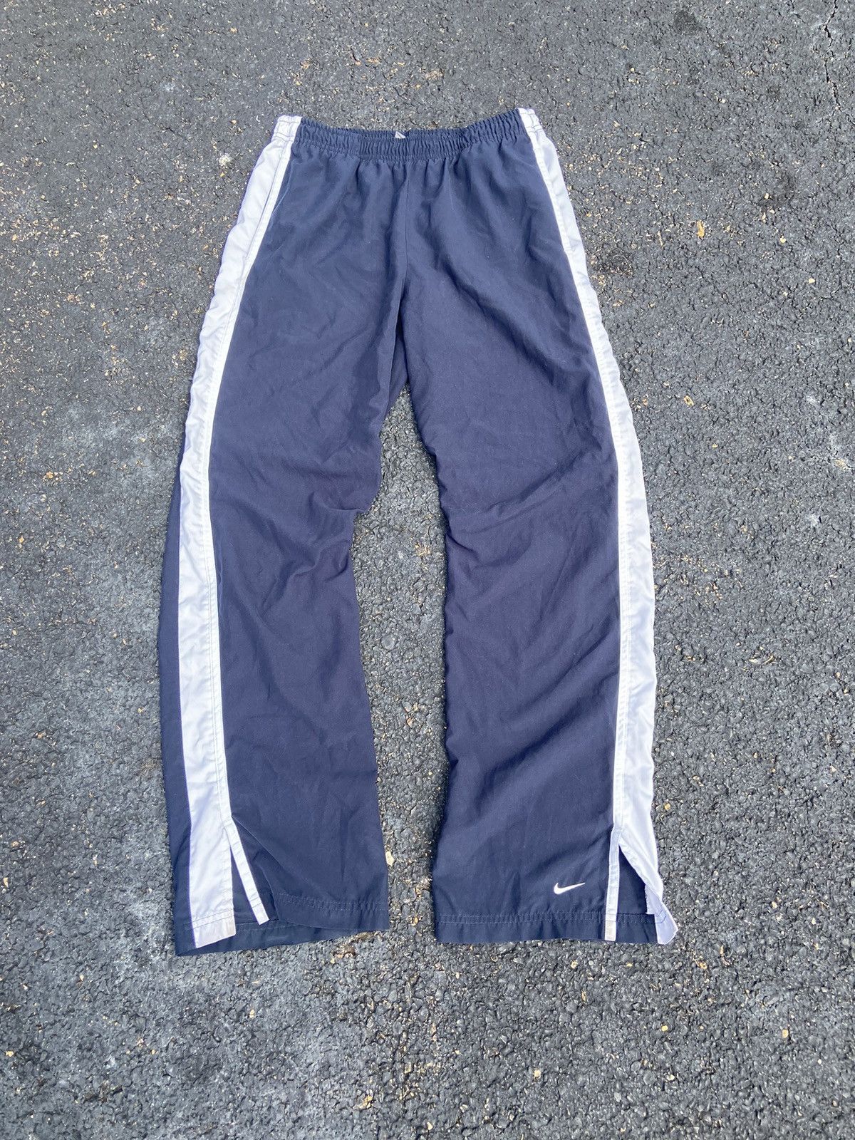 Nike Vintage Baggy Y2K Essential Nike Grey Tag Track Pants Small | Grailed