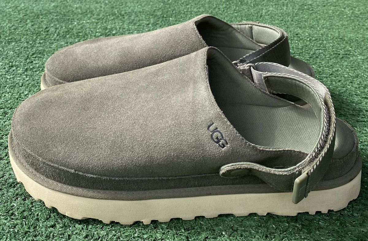 Ugg UGG Goldenstar Suede Moss Green Slingback Clog Shoes Sz 12 Size US 12 / EU 45 - 4 Thumbnail