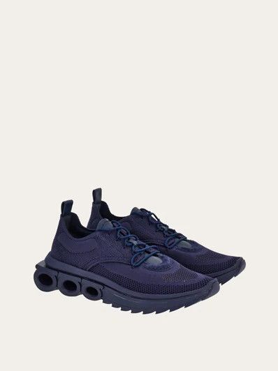 Salvatore Ferragamo o1s1rm0625 Low-Top Sneakers in Navy Blue Size US 7 / EU 40 - 4 Thumbnail