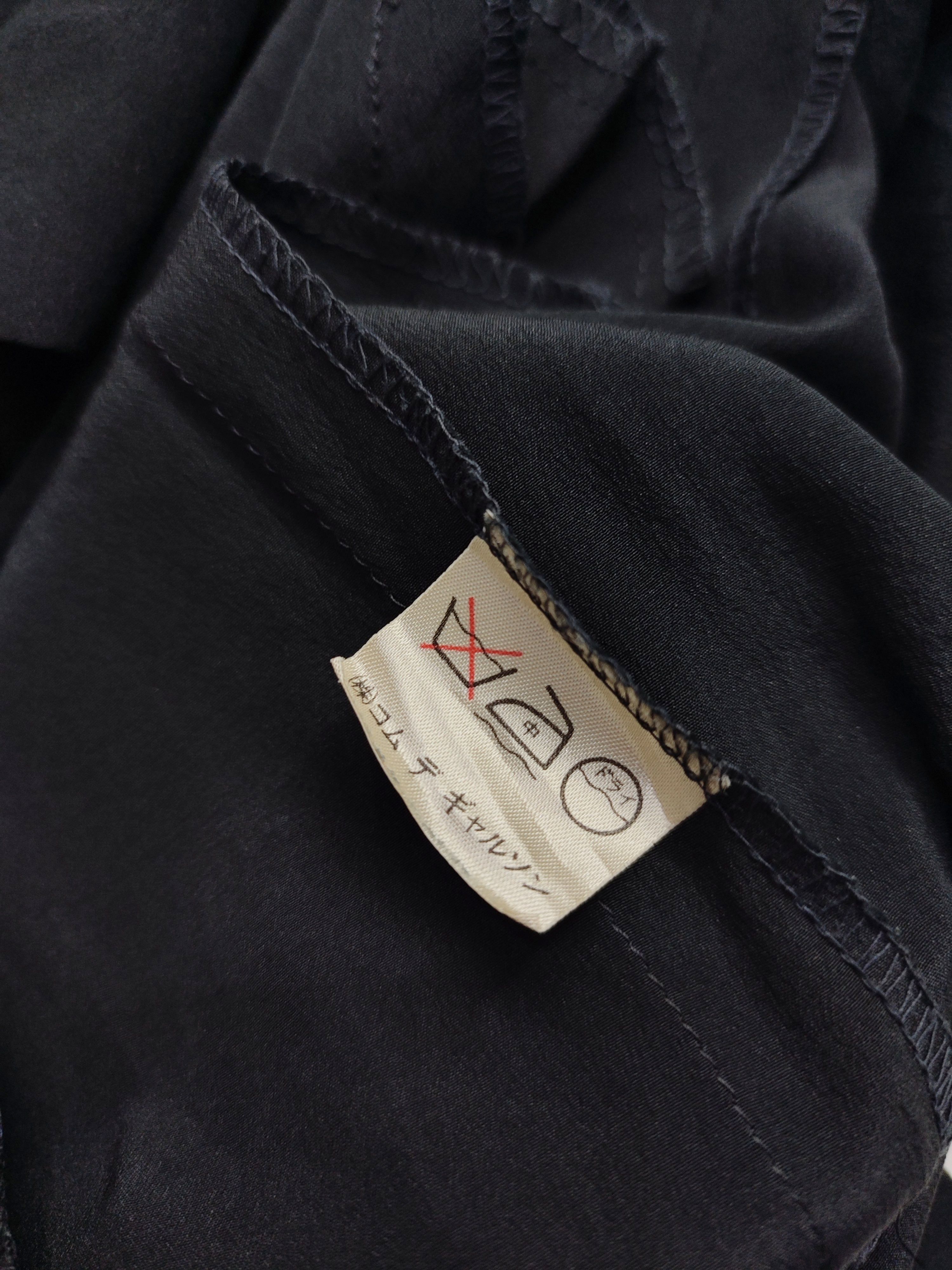 Comme des Garcons ARCHIVE📕 90s CDG Pleated Sculptural Gathered Monastic Dress Size L / US 10 / IT 46 - 8 Thumbnail