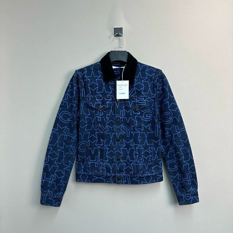 Givenchy Givenchy Star Printed Denim Jacket M Size Size US M / EU 48-50 / 2 - 1 Thumbnail