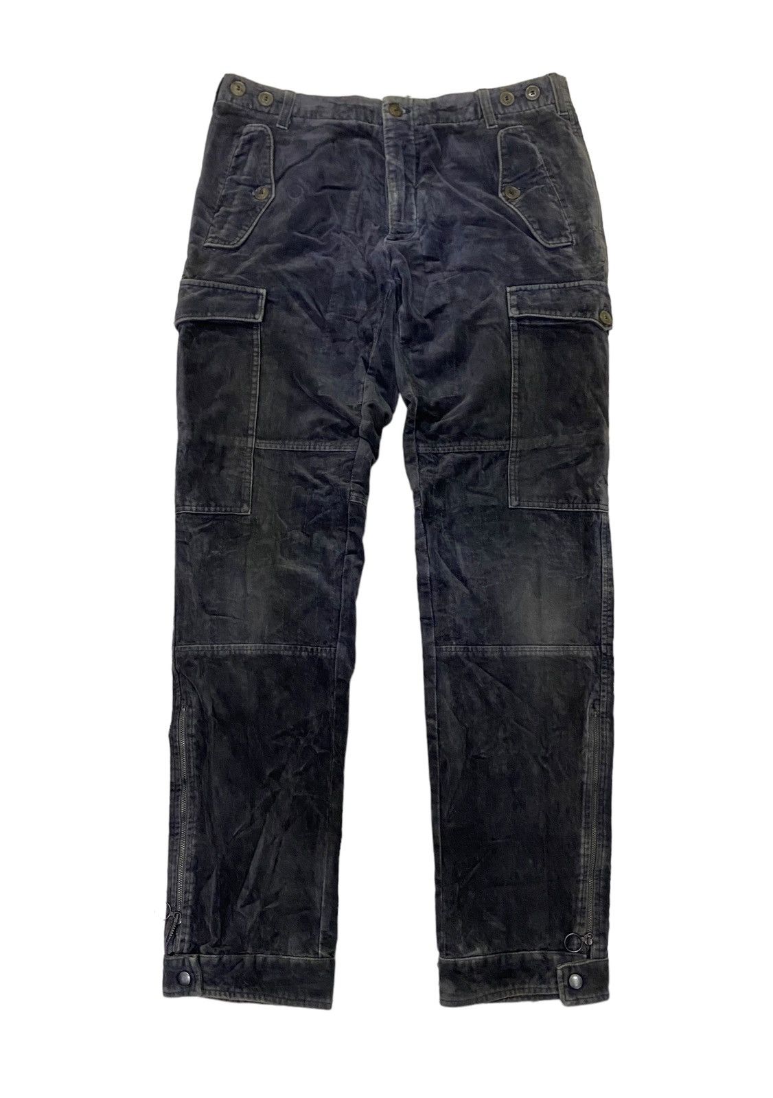 Viktor & Rolf 💥Viktor & Rolf Italy Velvet Cargo Pant Size US 33 - 2 Thumbnail