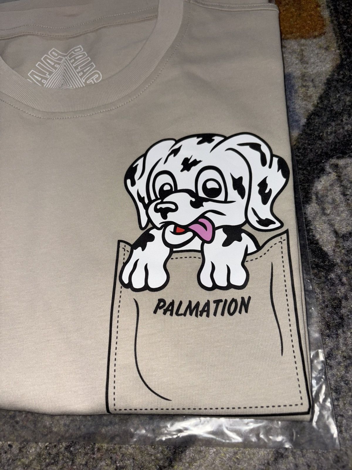 Palace Palace Palmation T-Shirt Stone Size US XL / EU 56 / 4 - 2 Thumbnail
