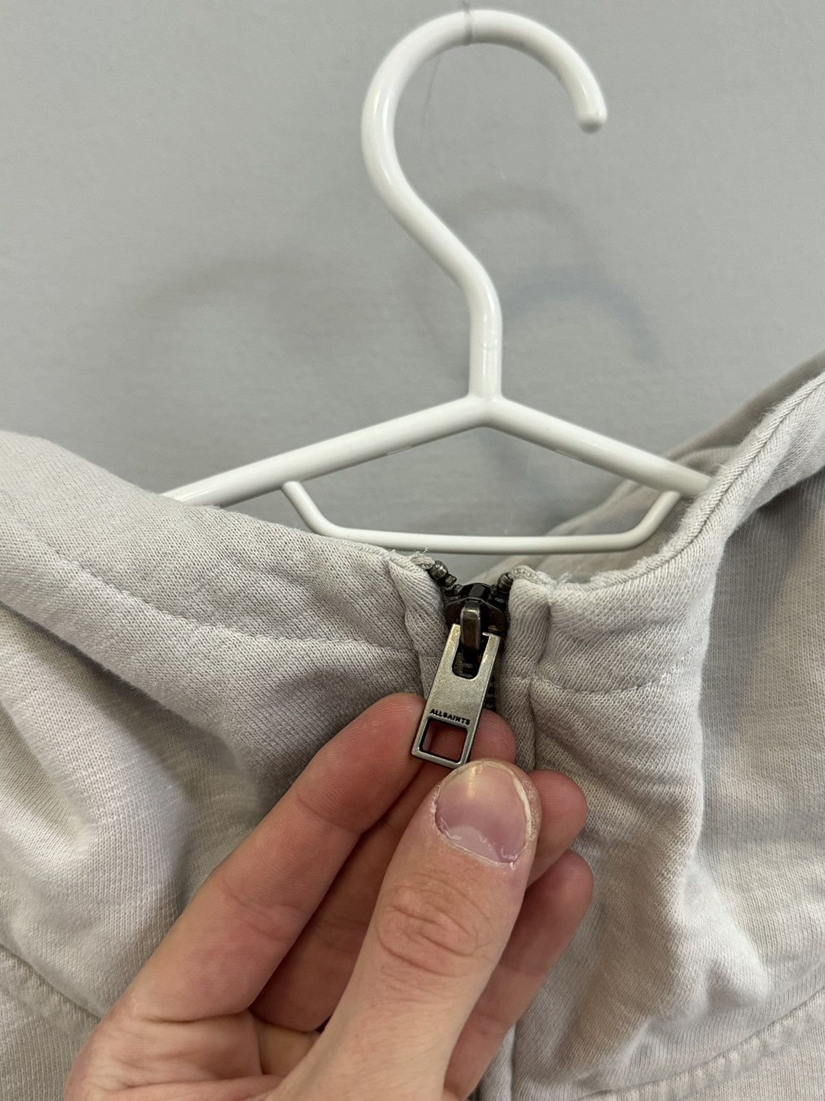 Allsaints Vintage Allsaints Zip Hoodie Sweater Y2K USA HYPE Size US M / EU 48-50 / 2 - 7 Thumbnail