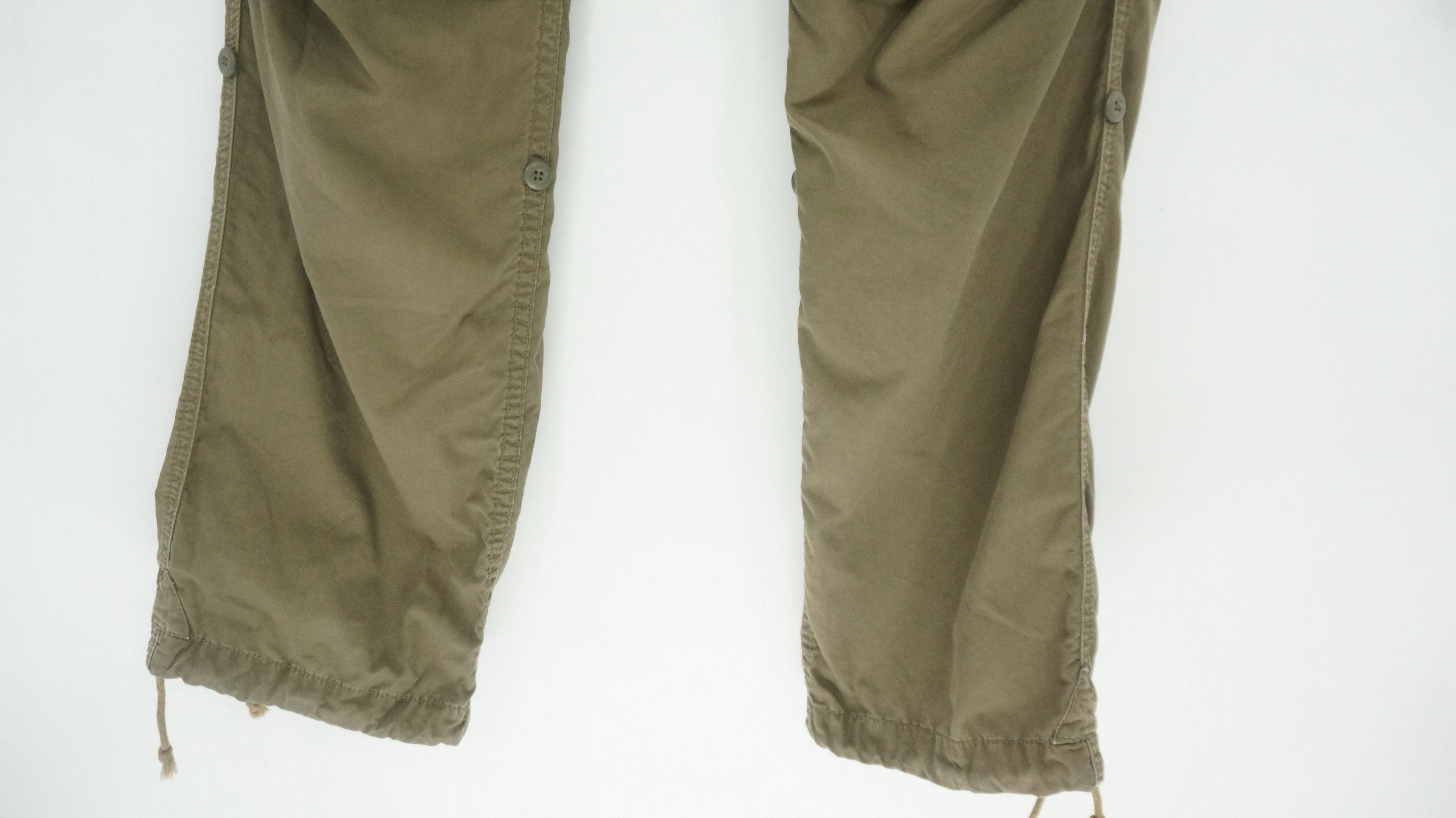 Japanese Brand BACK NUMBER Tactical Lightweight Roll Up Cargo Pants Size US 34 / EU 50 - 5 Thumbnail
