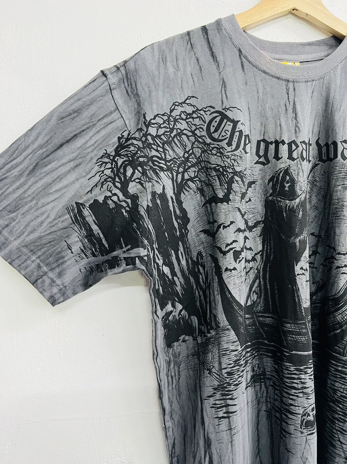 Affliction × Tapout Rare Y2K Skull Cross The Great Warrior Tee Affliction Style Size US XL / EU 56 / 4 - 5 Thumbnail