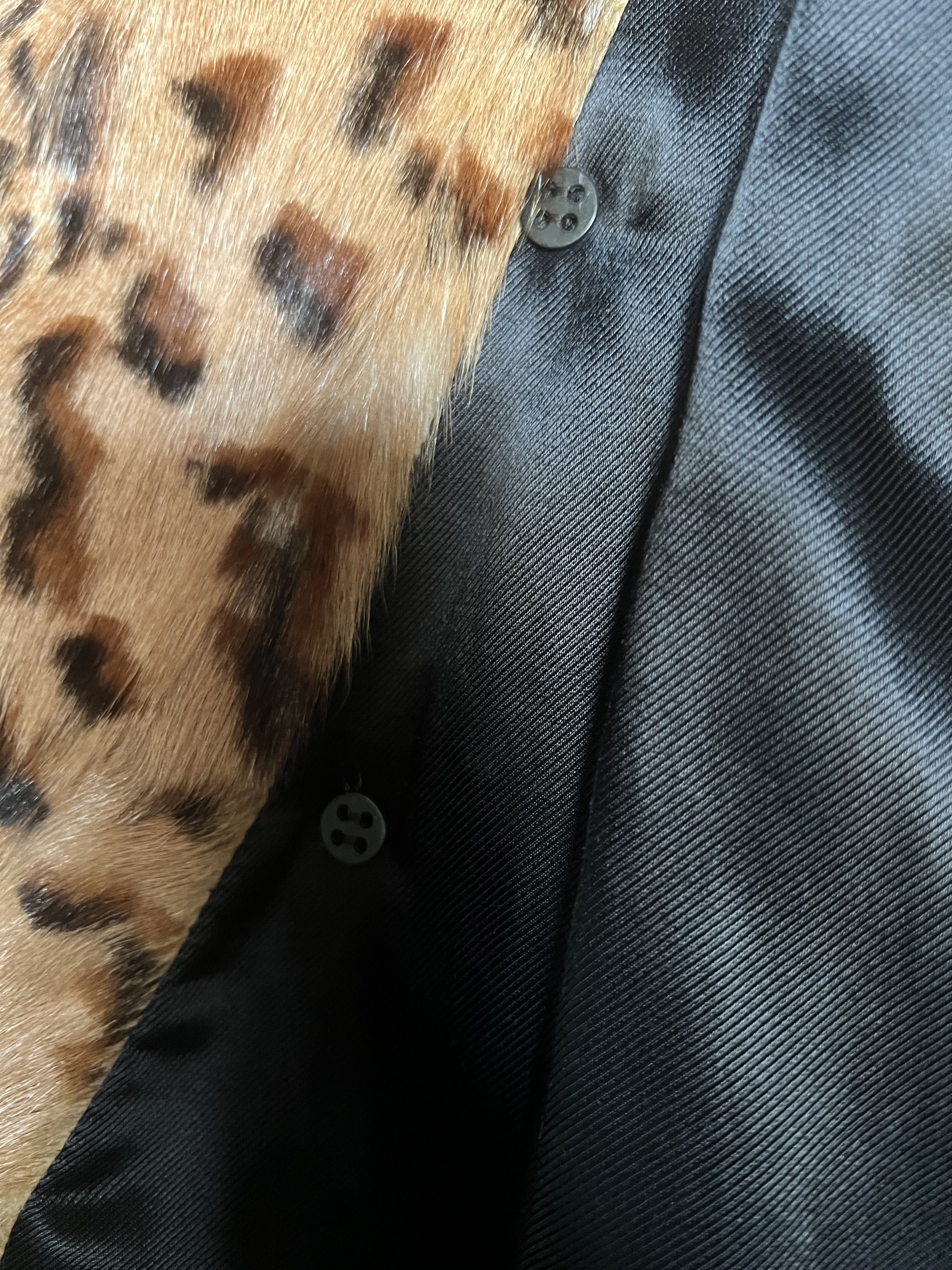 Dries Van Noten GRAIL Leopard-print Fur Coat F/W 2007 Sz M Size US M / EU 48-50 / 2 - 12 Thumbnail