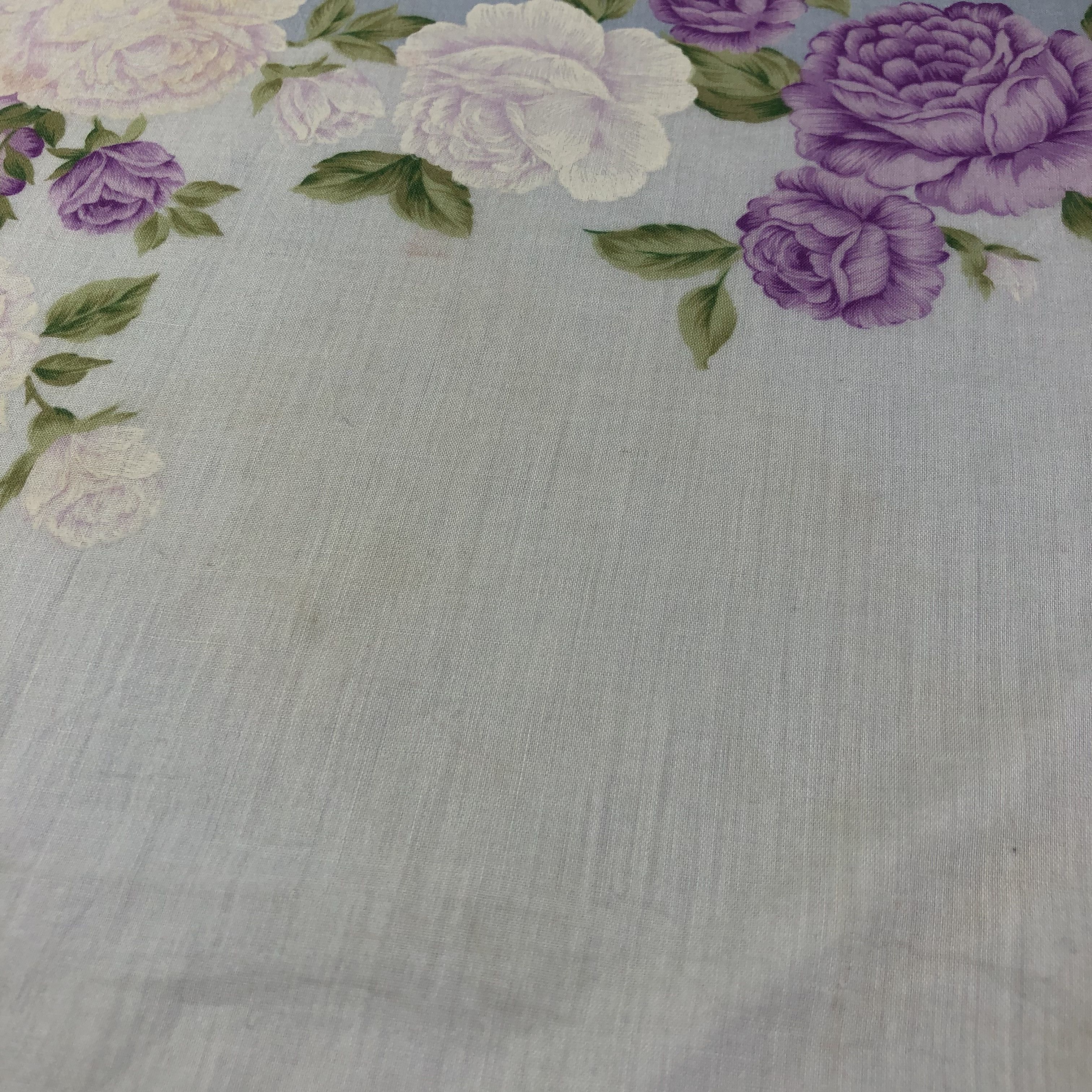 Hanae Mori × Vintage Hanae Mori Floral Handkerchief Neckerchief Bandana H1769 Size ONE SIZE - 6 Thumbnail