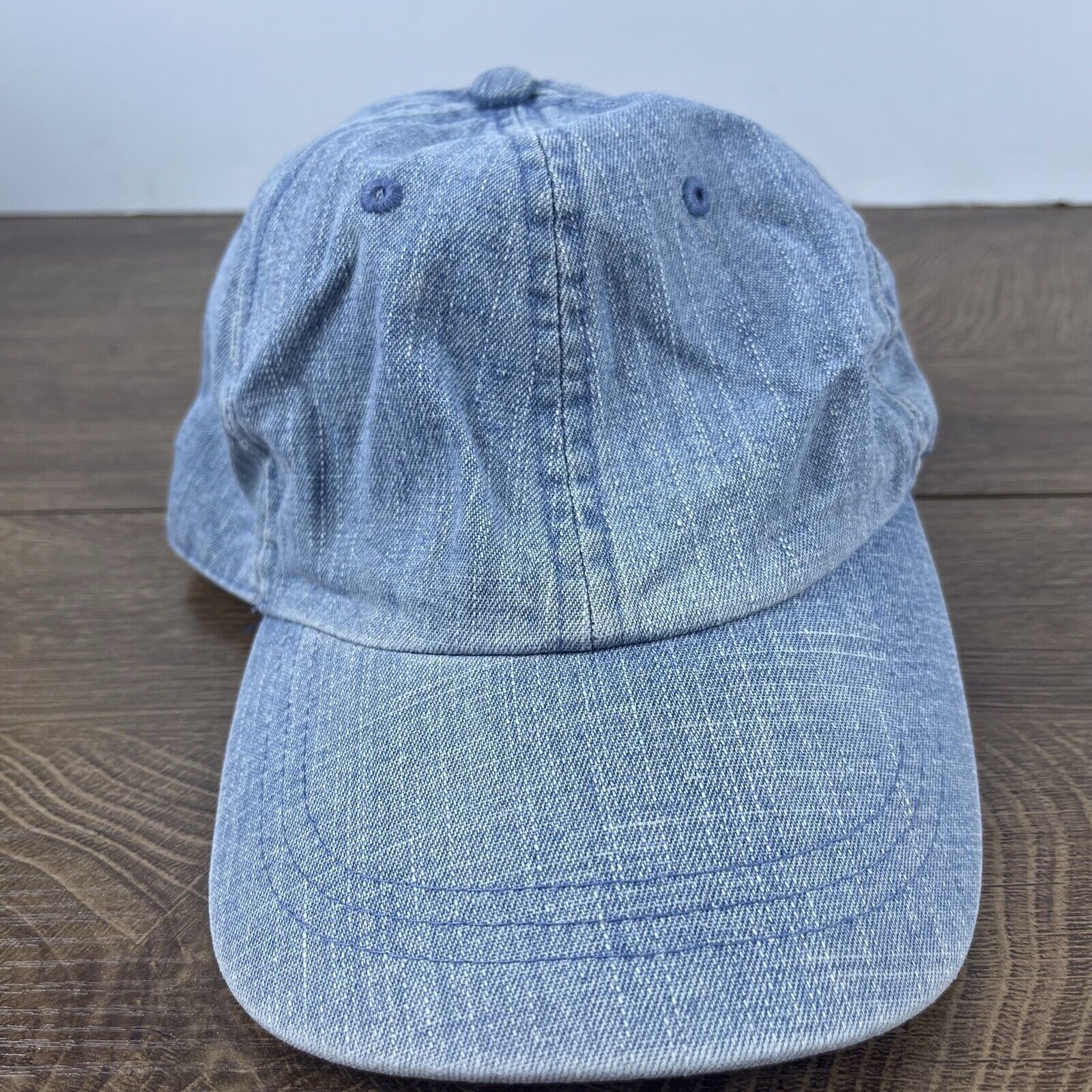 Other Light Blue Jean Hat Blue Cap Adjustable Blue Adult Size Hat Size ONE SIZE - 2 Thumbnail