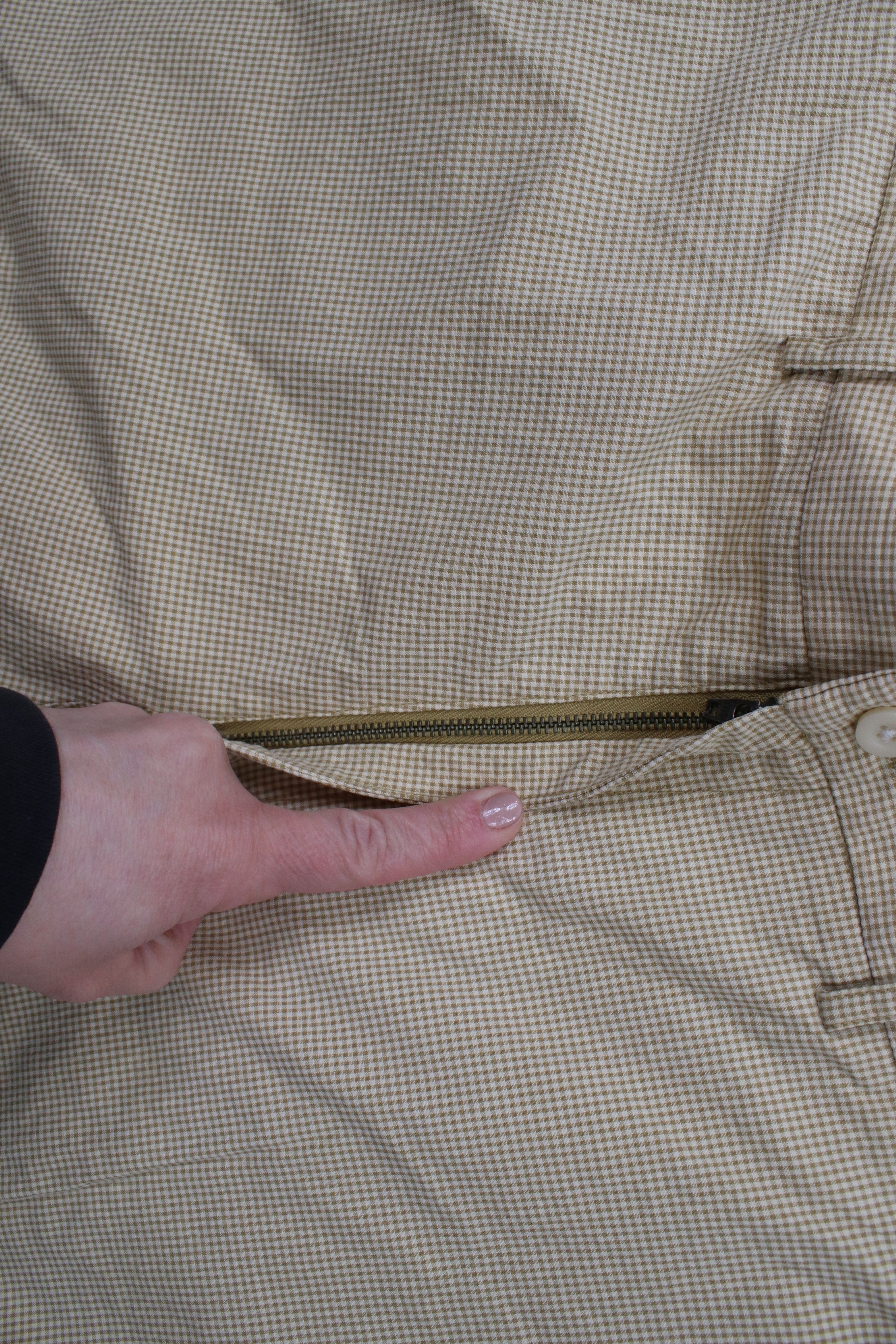 Vintage Vintage 90s Streetwear Gingham Plaid Wide Leg Chino Pants Size US 36 / EU 52 - 7 Thumbnail
