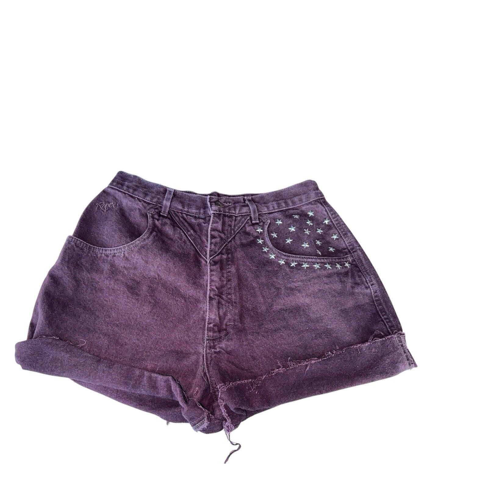 Roper Roper Bareback Star Studded Hi Rise Cut Off Shorts 13/14 Size 34" / US 12 / IT 48 - 2 Thumbnail