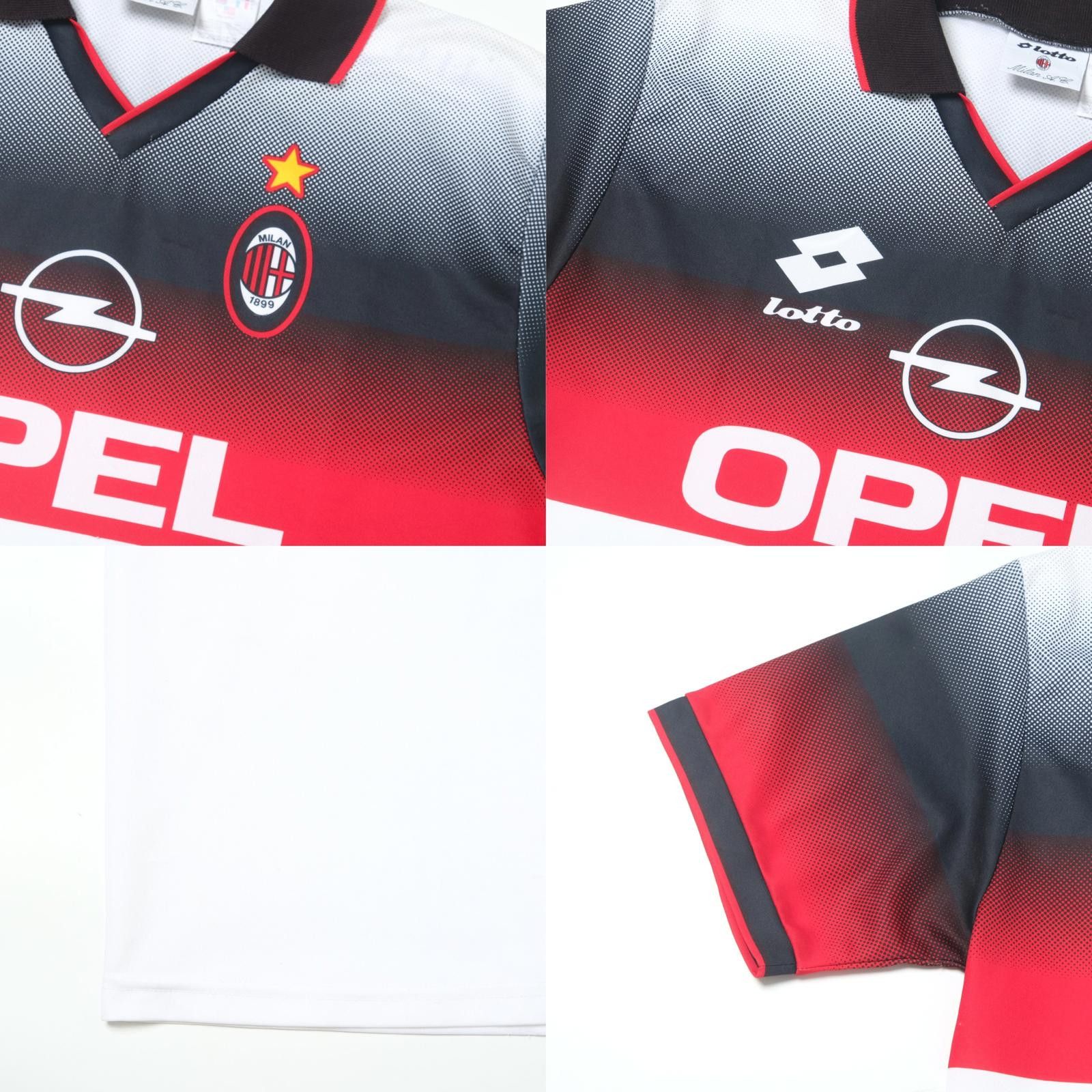 Lotto Sport 1995/96 AC Milan Training Shirt Lotto (L) Size US L / EU 52-54 / 3 - 5 Thumbnail