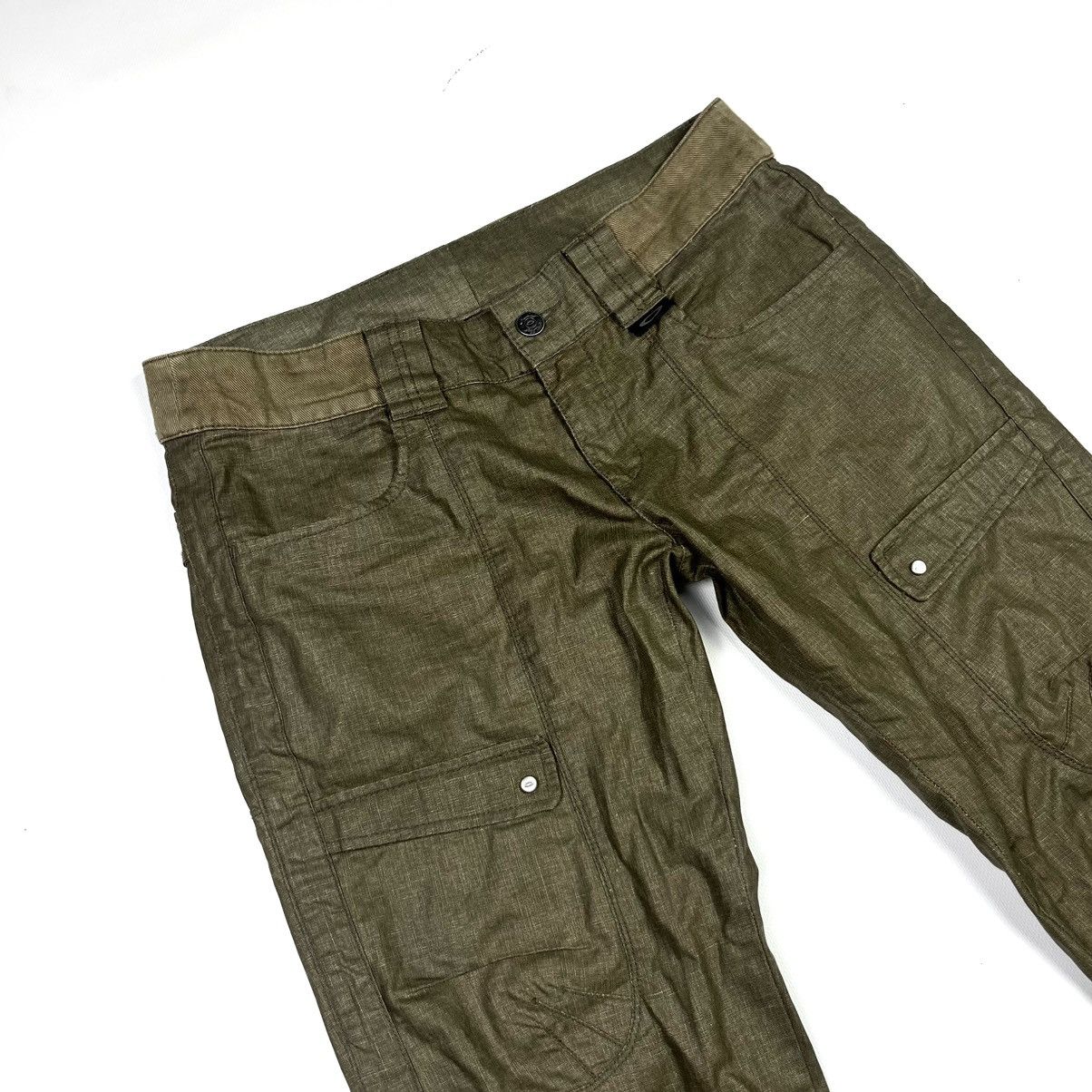 Japanese Brand × Oakley Oakley Vintage Light Pants Streetwear Olive Military Size 27" / US 4 / IT 40 - 3 Thumbnail