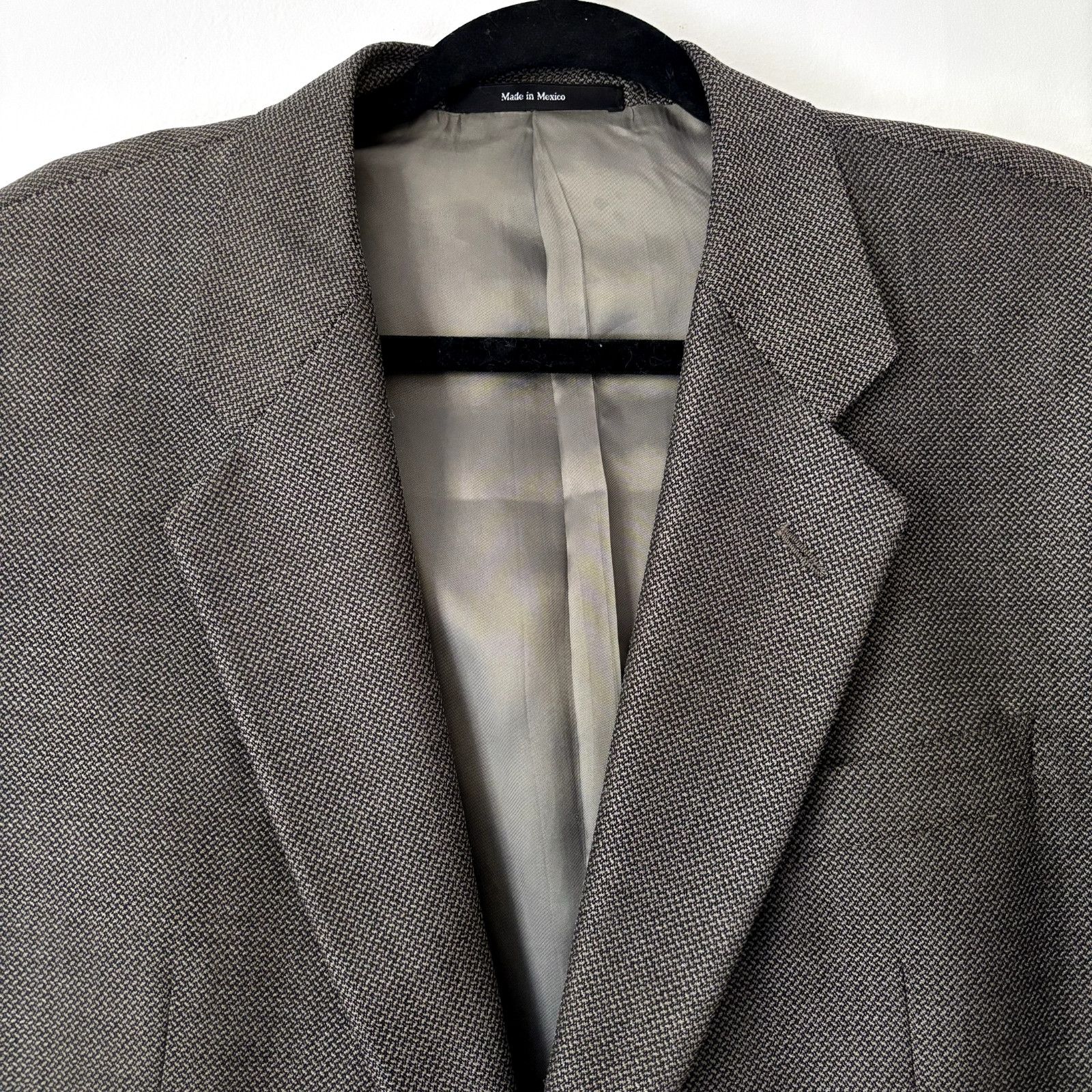 Other Mani Sport Coat Blazer Size 42 Gray Wool Suit Jacket Made in Size 42R - 2 Thumbnail