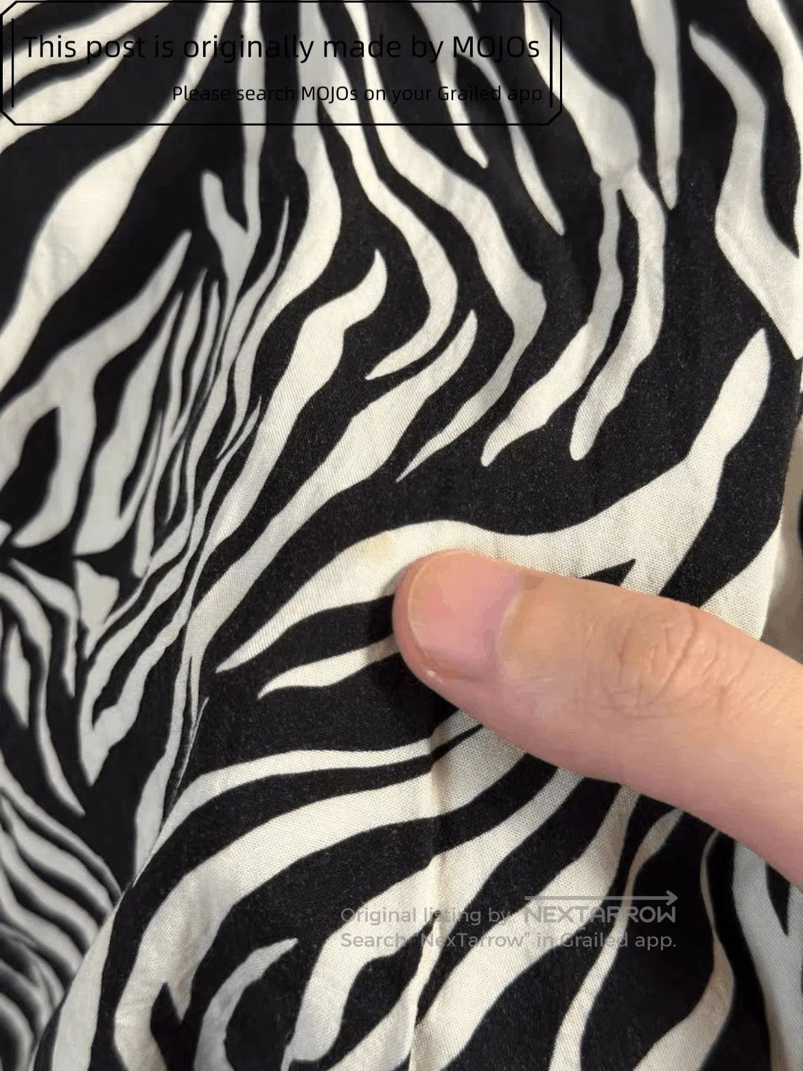 Celine Sz 41 Celine Zebra Print S/S Shirt Size US L / EU 52-54 / 3 - 3 Thumbnail