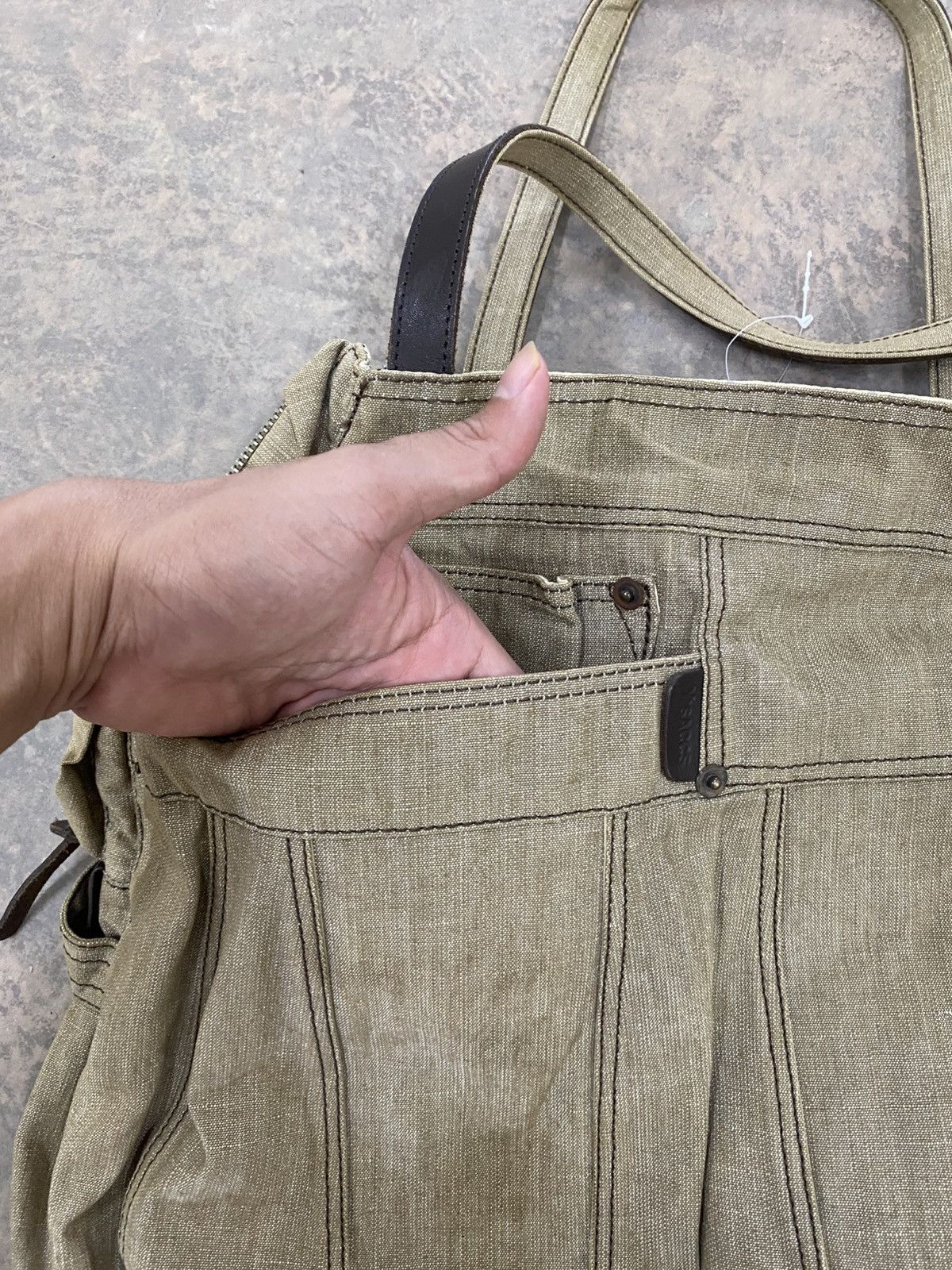 Yohji Yamamoto YOHJI YAMAMOTO Y’S YSACCS CARPENTER TOTEBAG 90s Size ONE SIZE - 18 Thumbnail