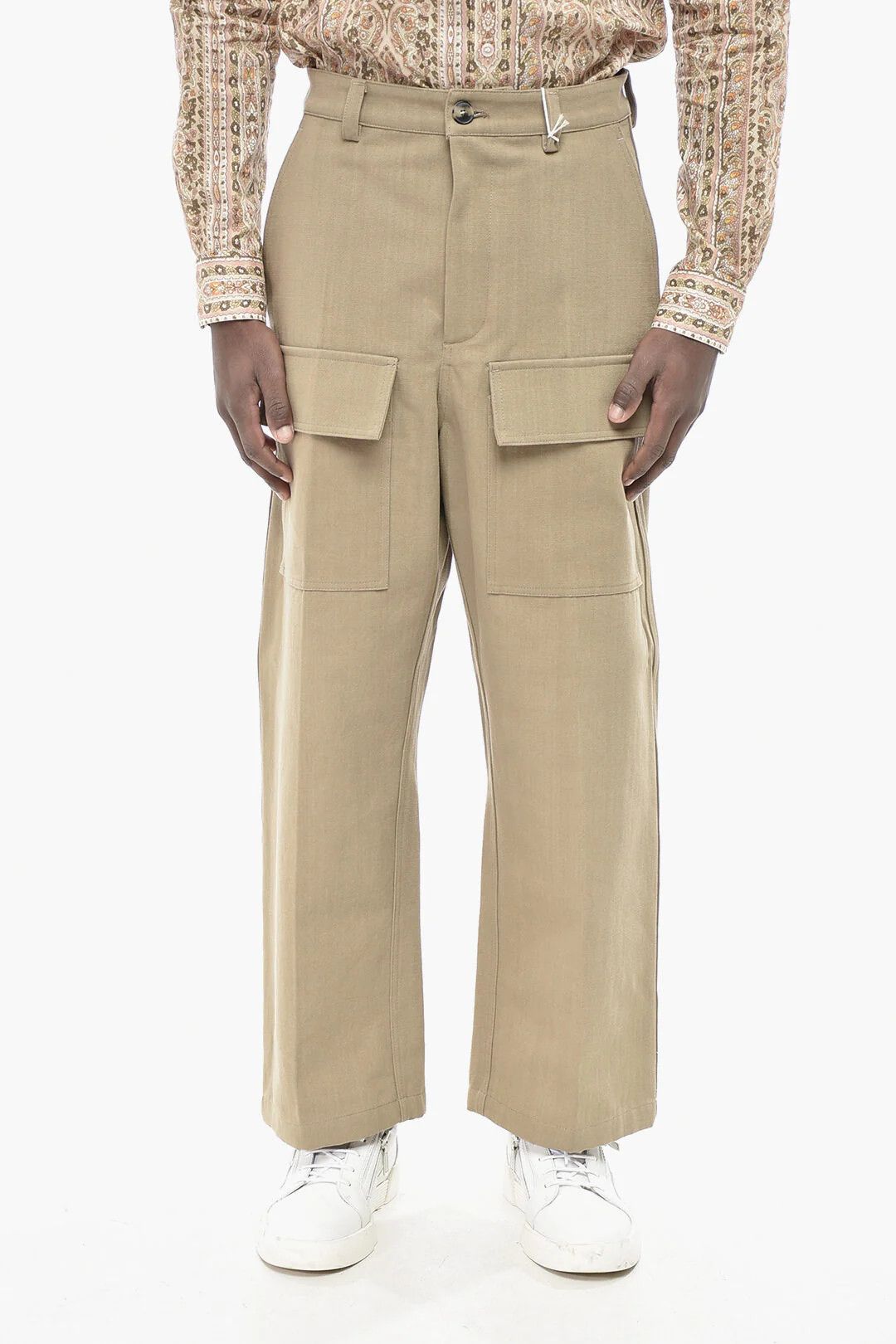 Valentino og1mm0426 Cotton Cargo Pant in Beige Size US 30 / EU 46 - 1 Thumbnail