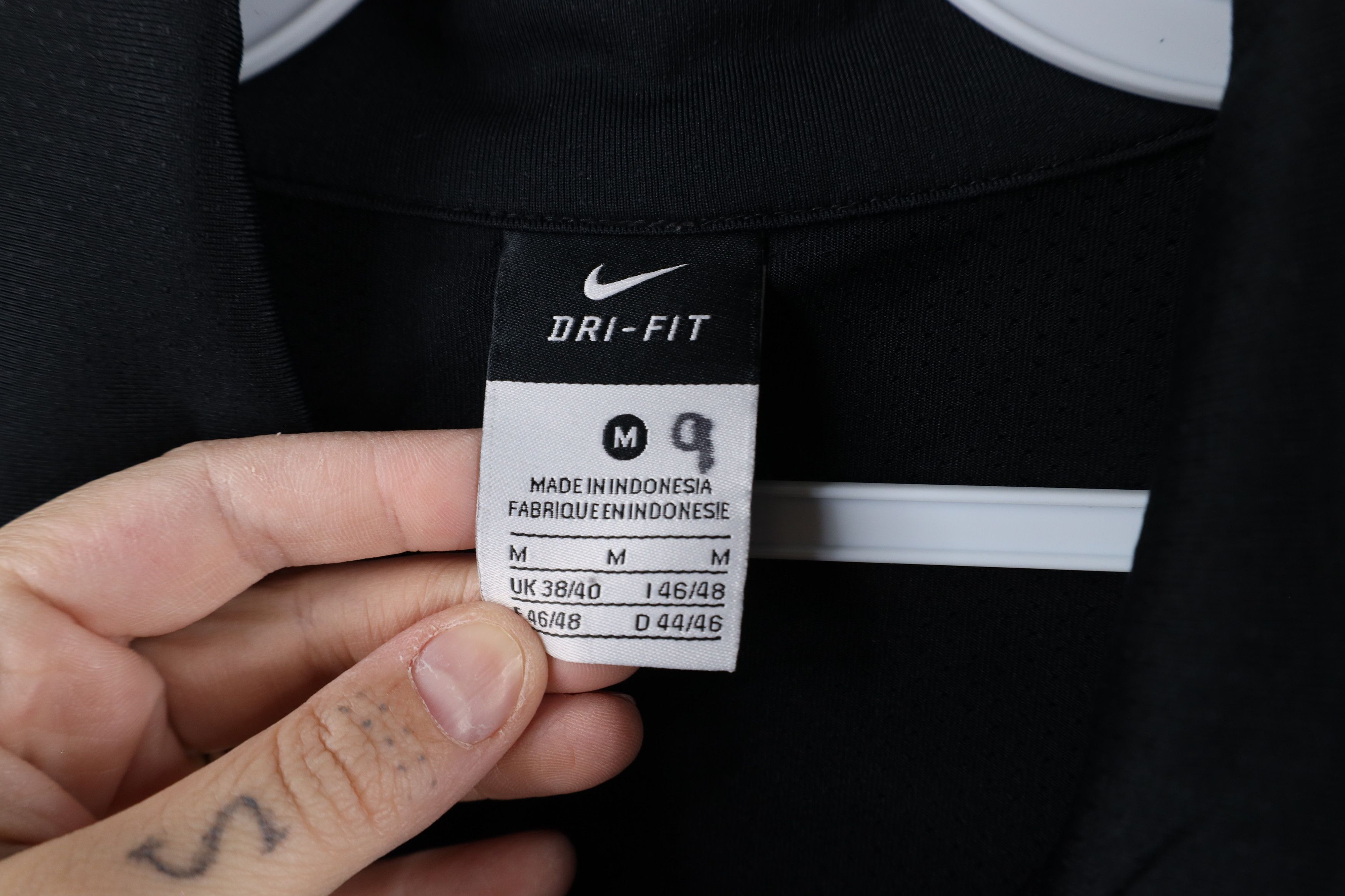 Nike × Vintage Nike Ohio State University Hockey Half Zip Polo Black Size US M / EU 48-50 / 2 - 7 Thumbnail