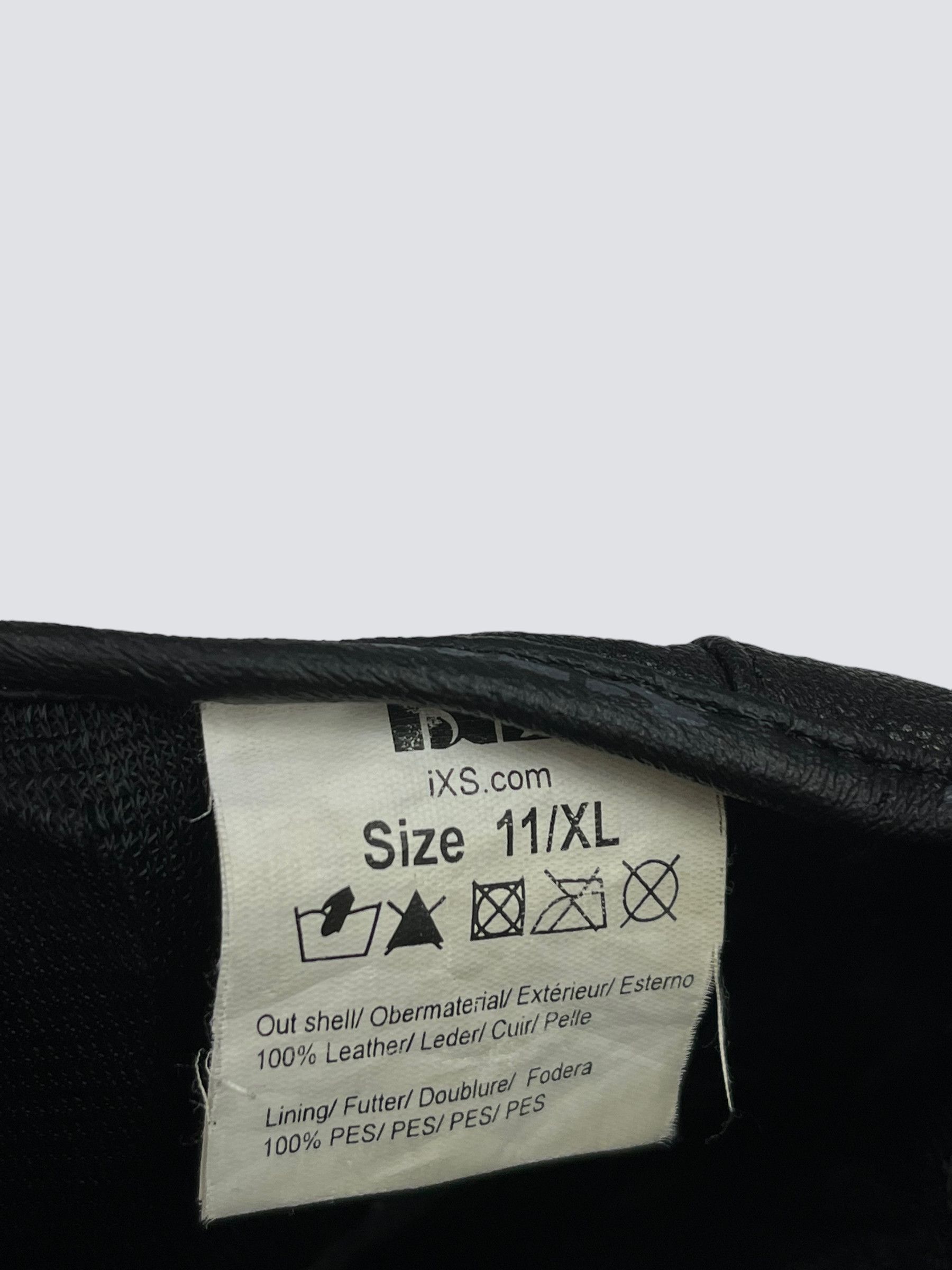 Japanese Brand IXS RACING LEATHER MOTORCYCLE ARCHIVE GLOVES 1990s - № 4003 Size ONE SIZE - 8 Thumbnail