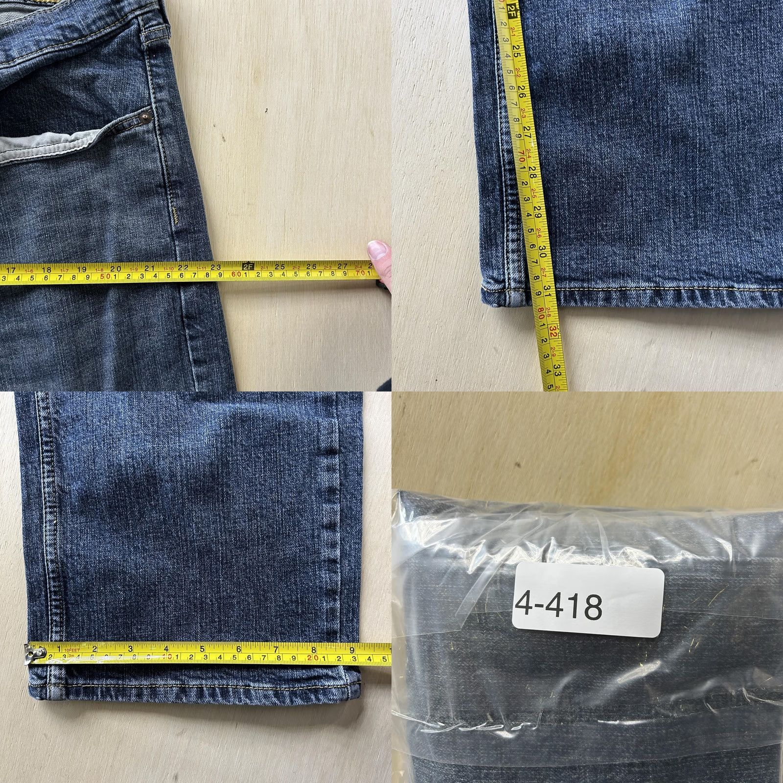 Vintage Signature Levi Strauss Jeans Mens 40x32 Medium Wash Blue Denim Relaxed Straight Jeans Mens 40x32 Blue Denim Size US 40 / EU 56 - 8 Thumbnail