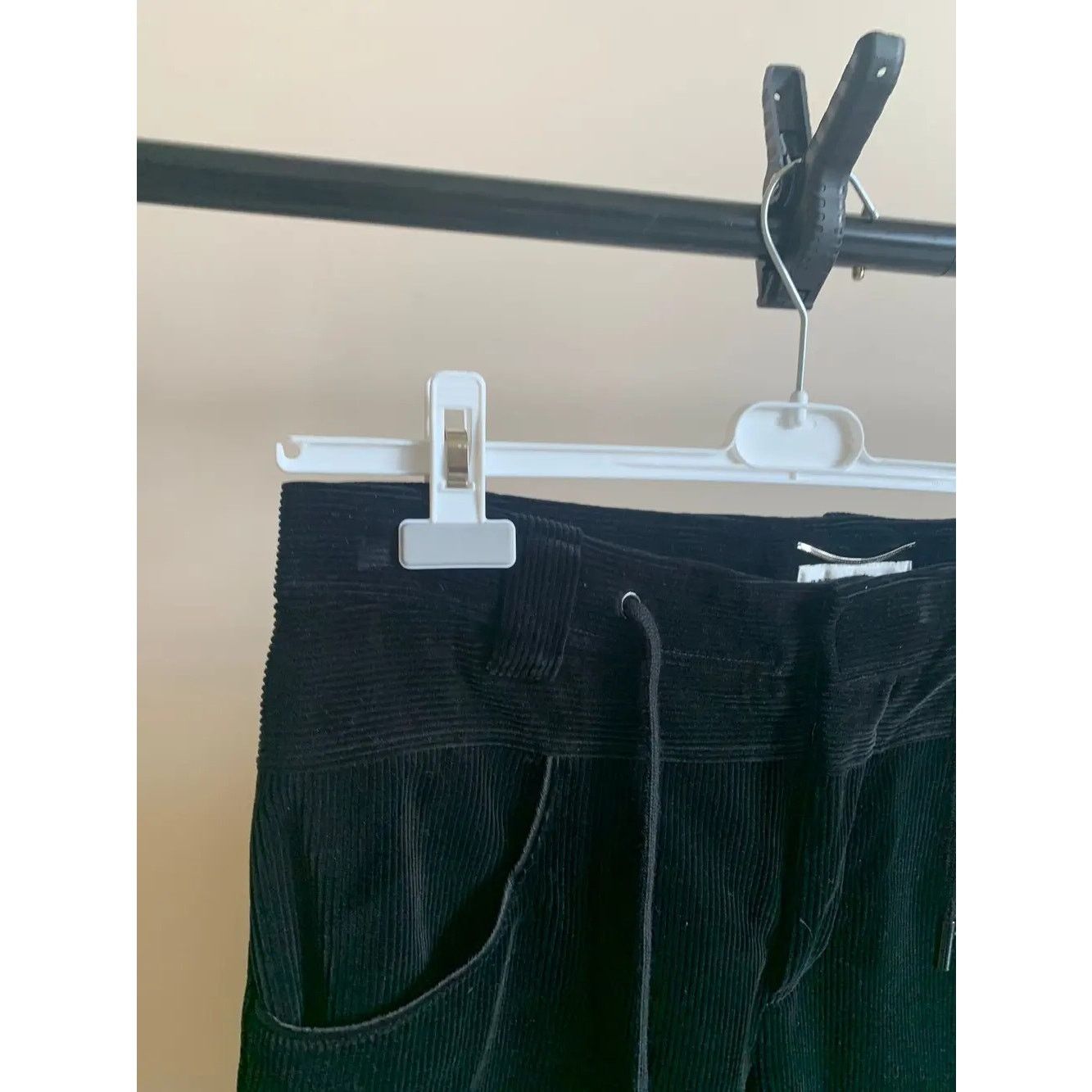 Saint Laurent Paris o1rshd1 Corduroy Drawstring Pants in Black Size US 32 / EU 48 - 8 Thumbnail