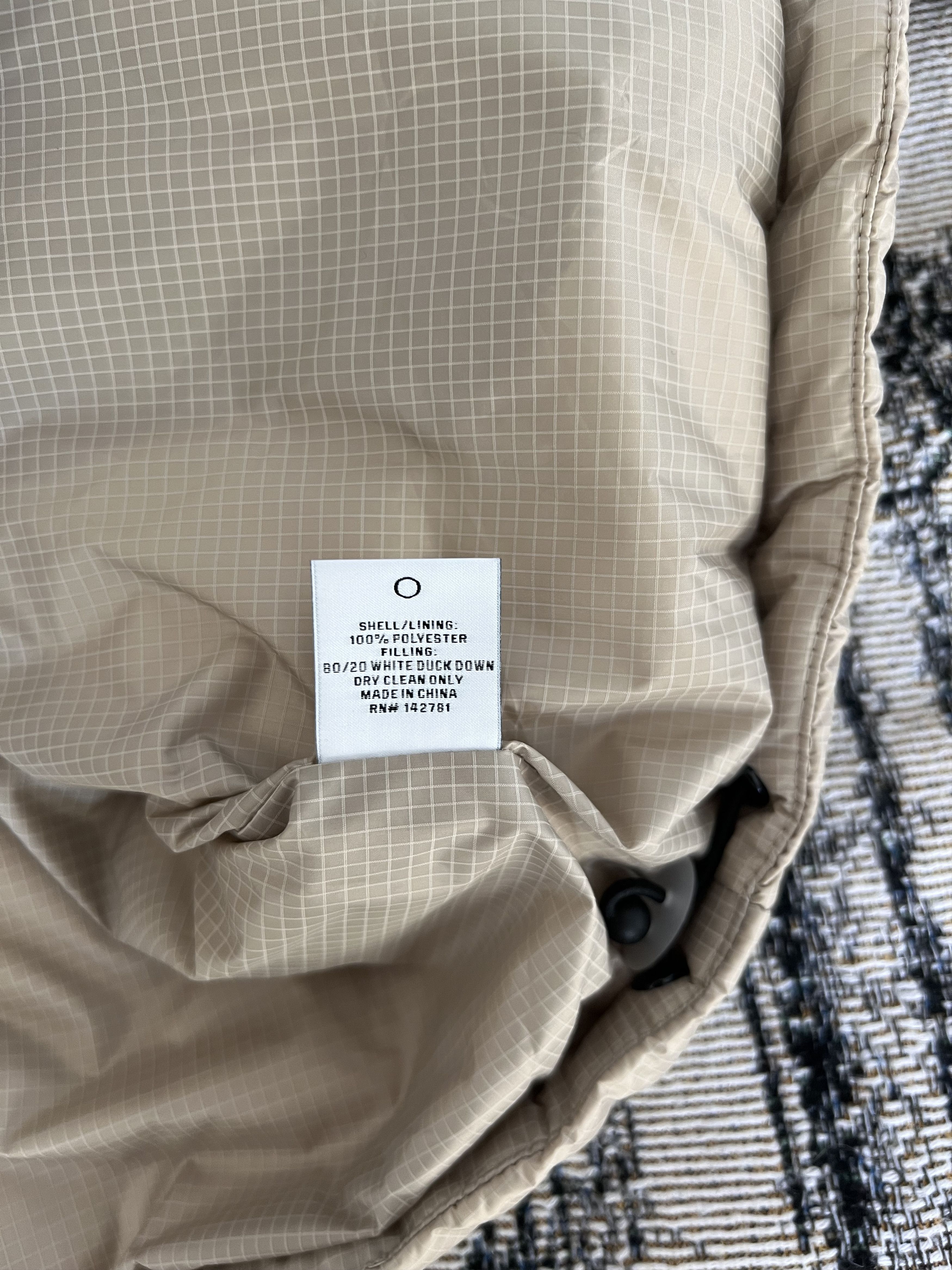 Aime Leon Dore Aime Leon Dore Unisphere Down Puffer Jacket in Twill Beige Size US XL / EU 56 / 4 - 11 Thumbnail