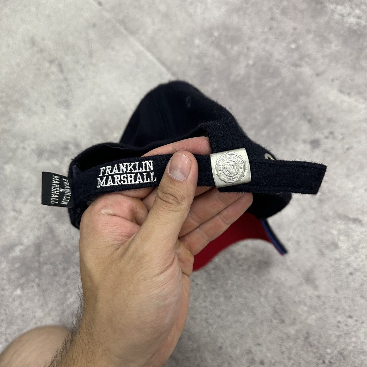 Franklin & Marshall Vintage 00s Franklin Marshall Wool cap y2k Embroidered logo Size ONE SIZE - 5 Thumbnail